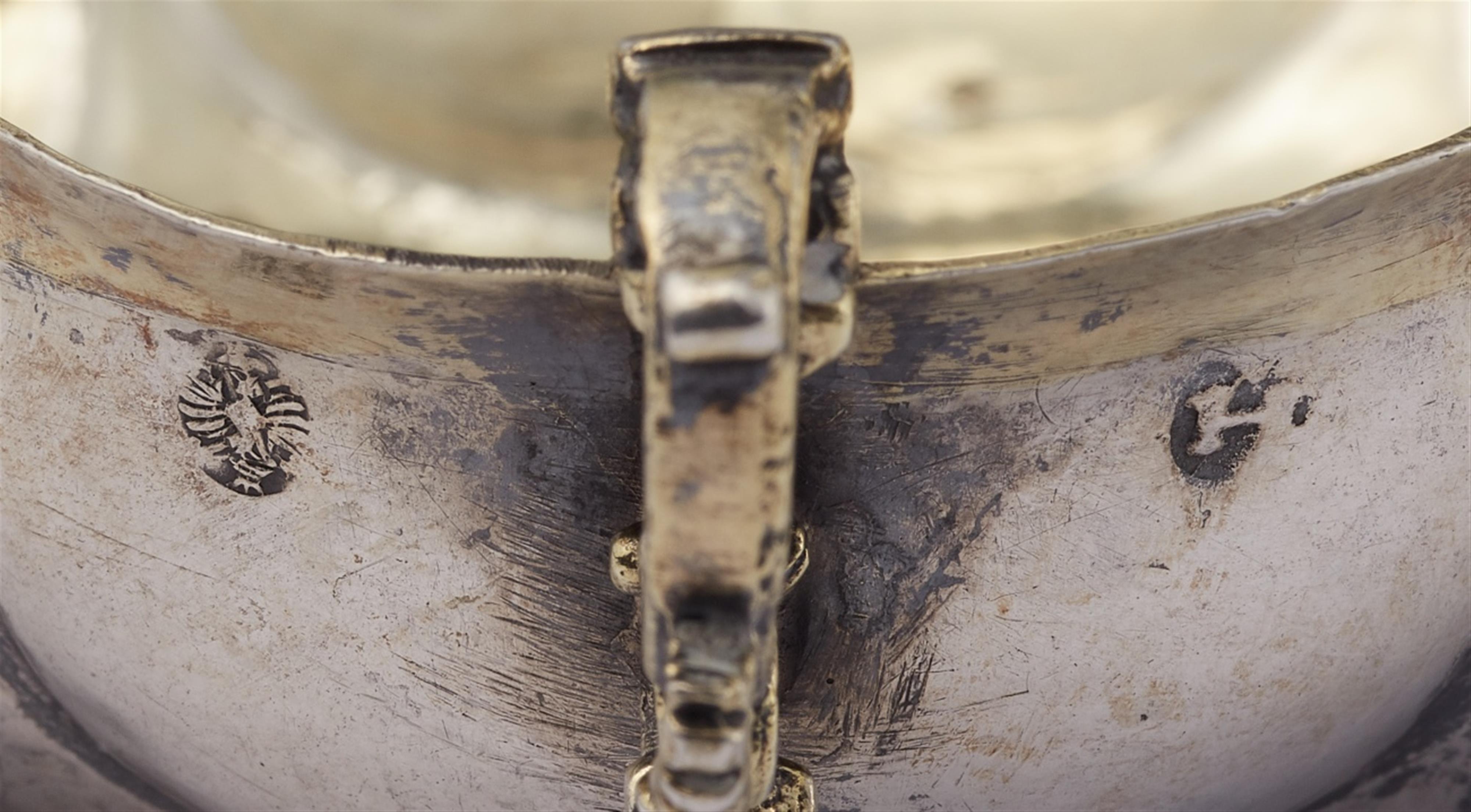 A Frankfurt silver gilt brandy bowl - image-2