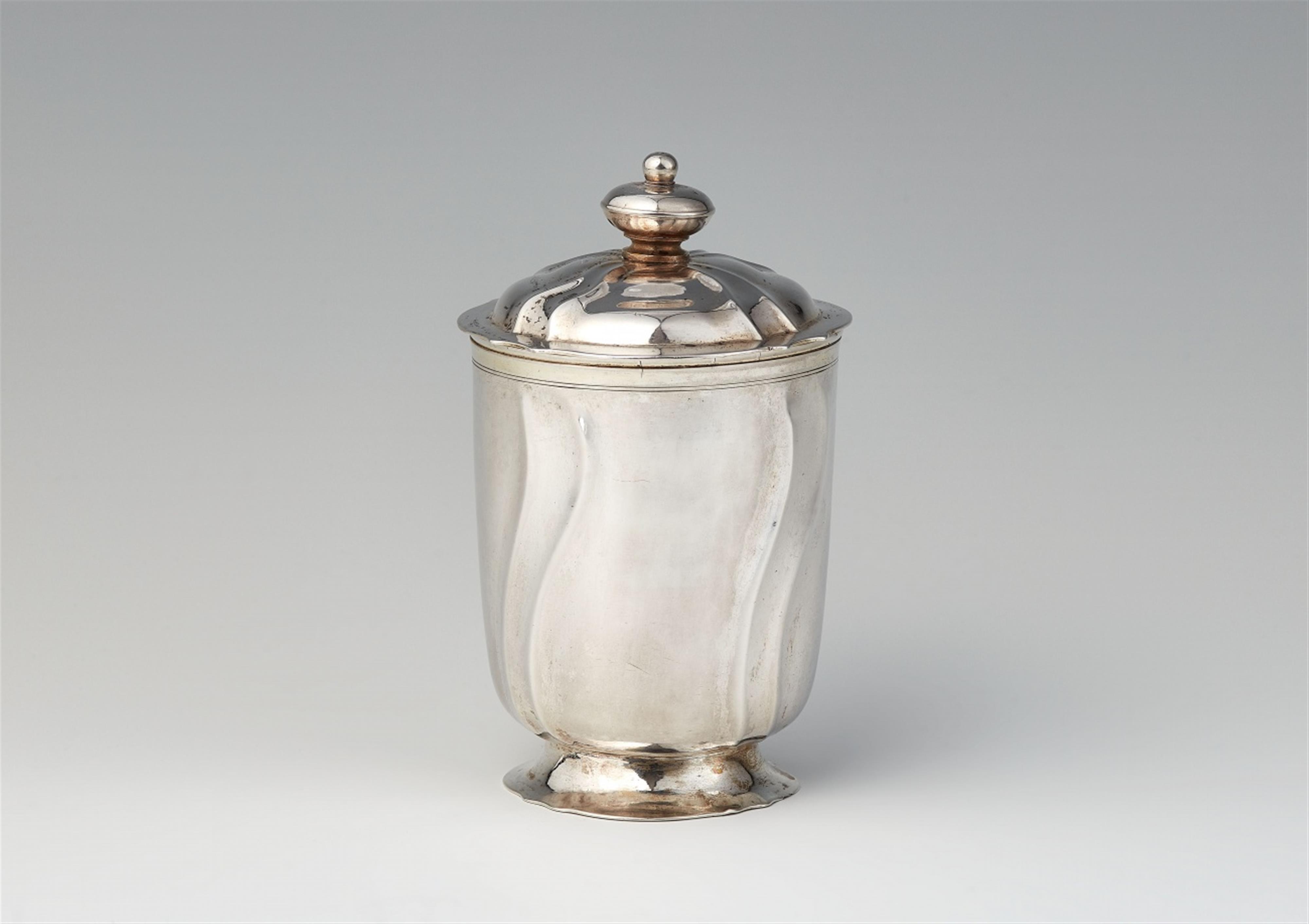 A Celle silver beaker and cover - image-1