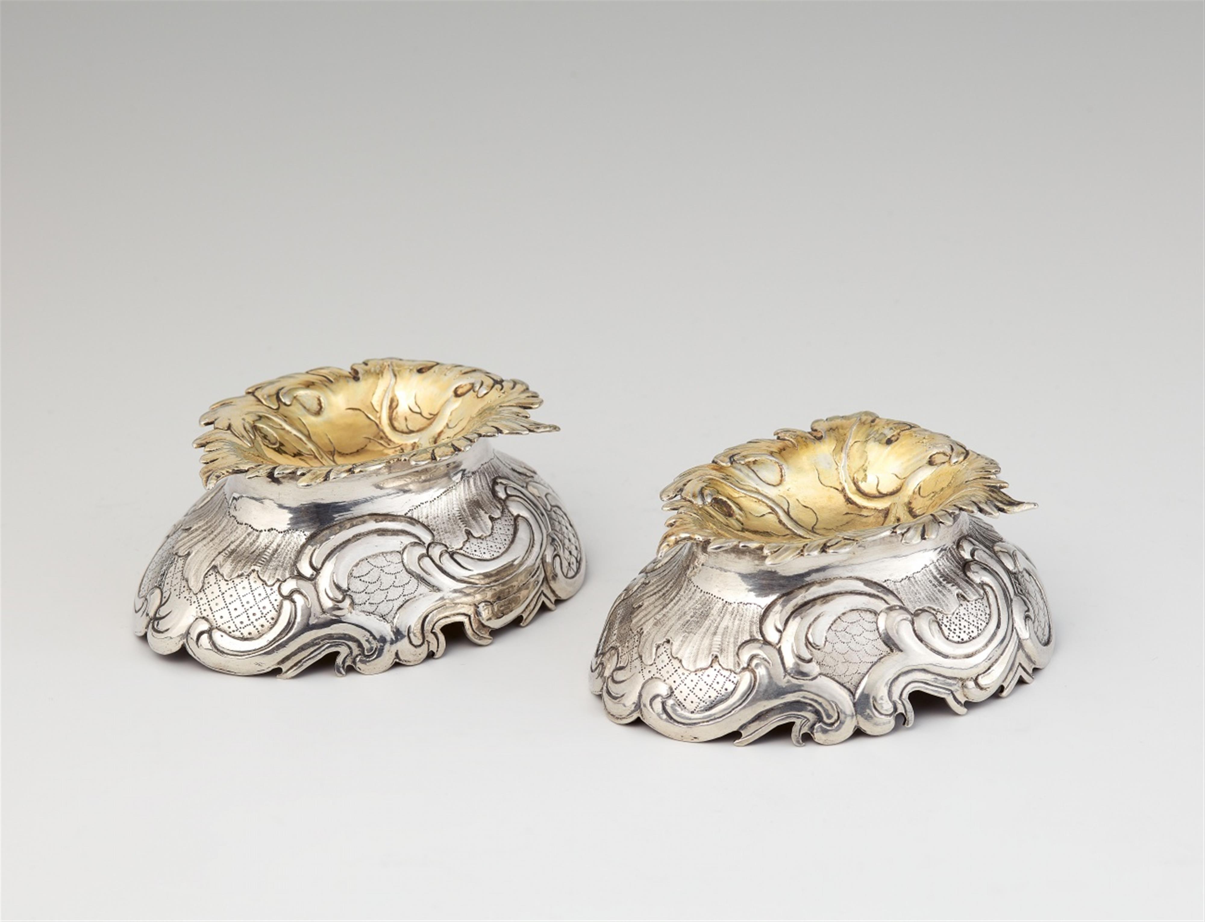 A pair of Halberstadt silver salts - image-1