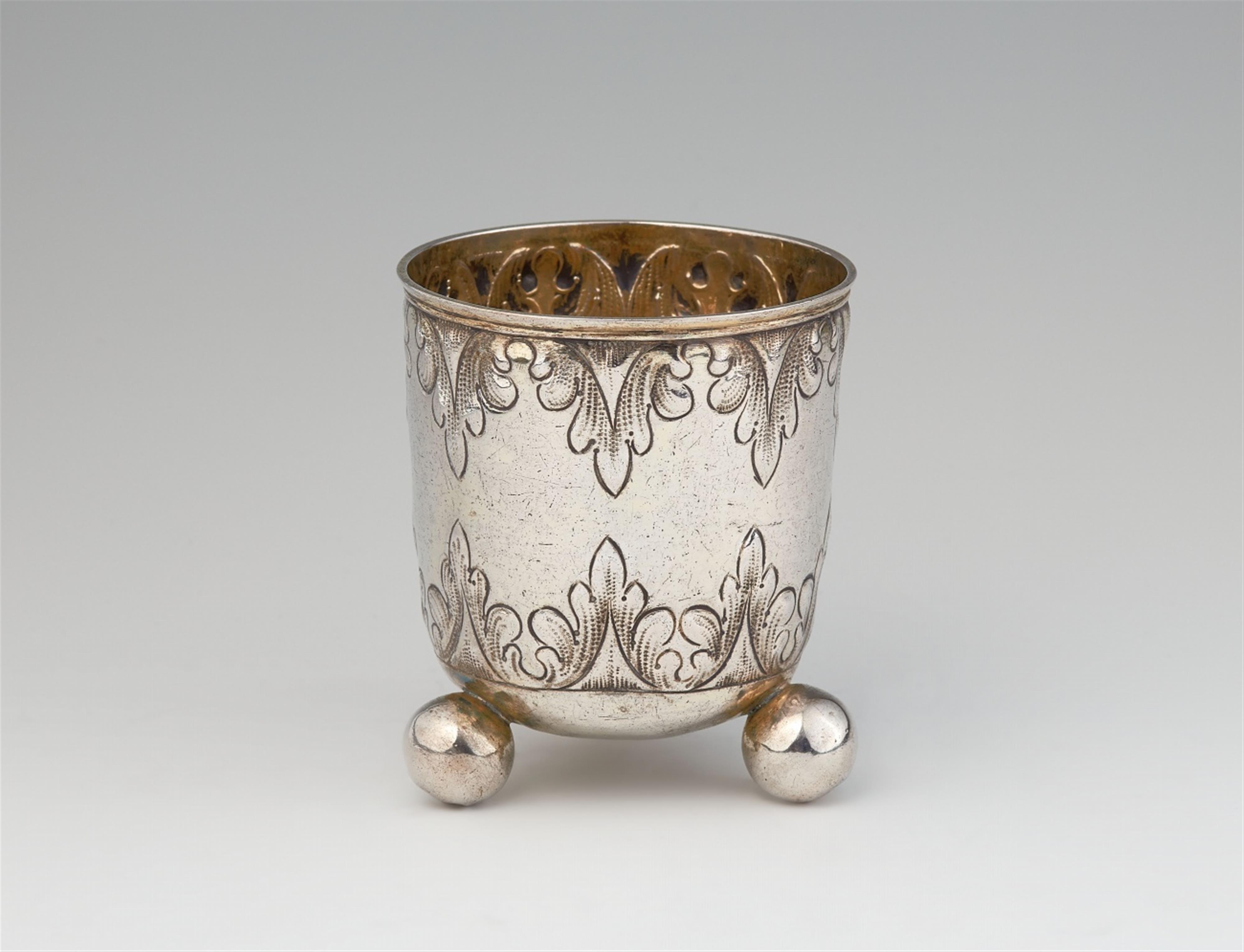 A Dresden silver gilt beaker - image-1