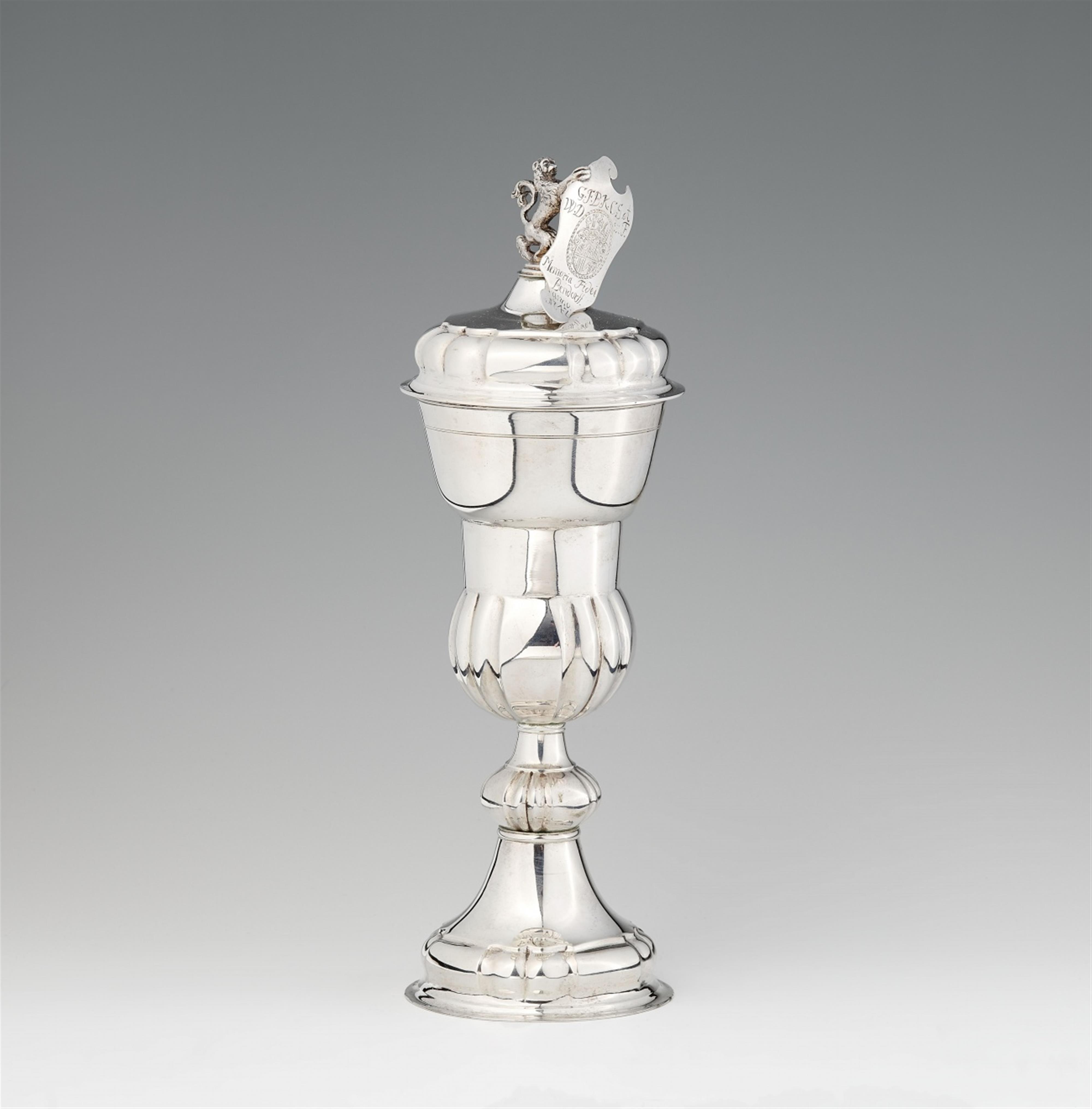 A Historicist Heidelberg silver chalice - image-1