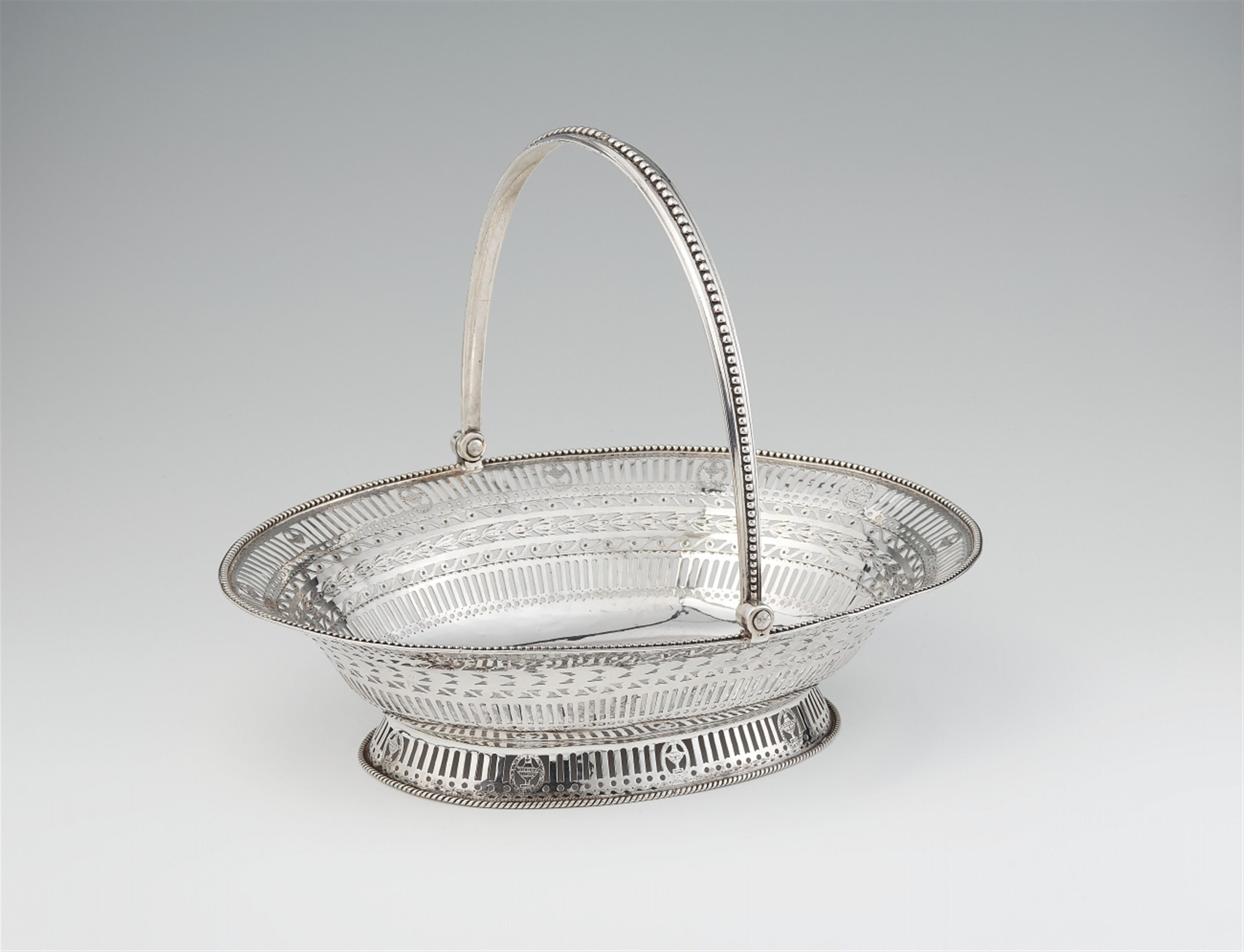 A George III silver sweets basket - image-1