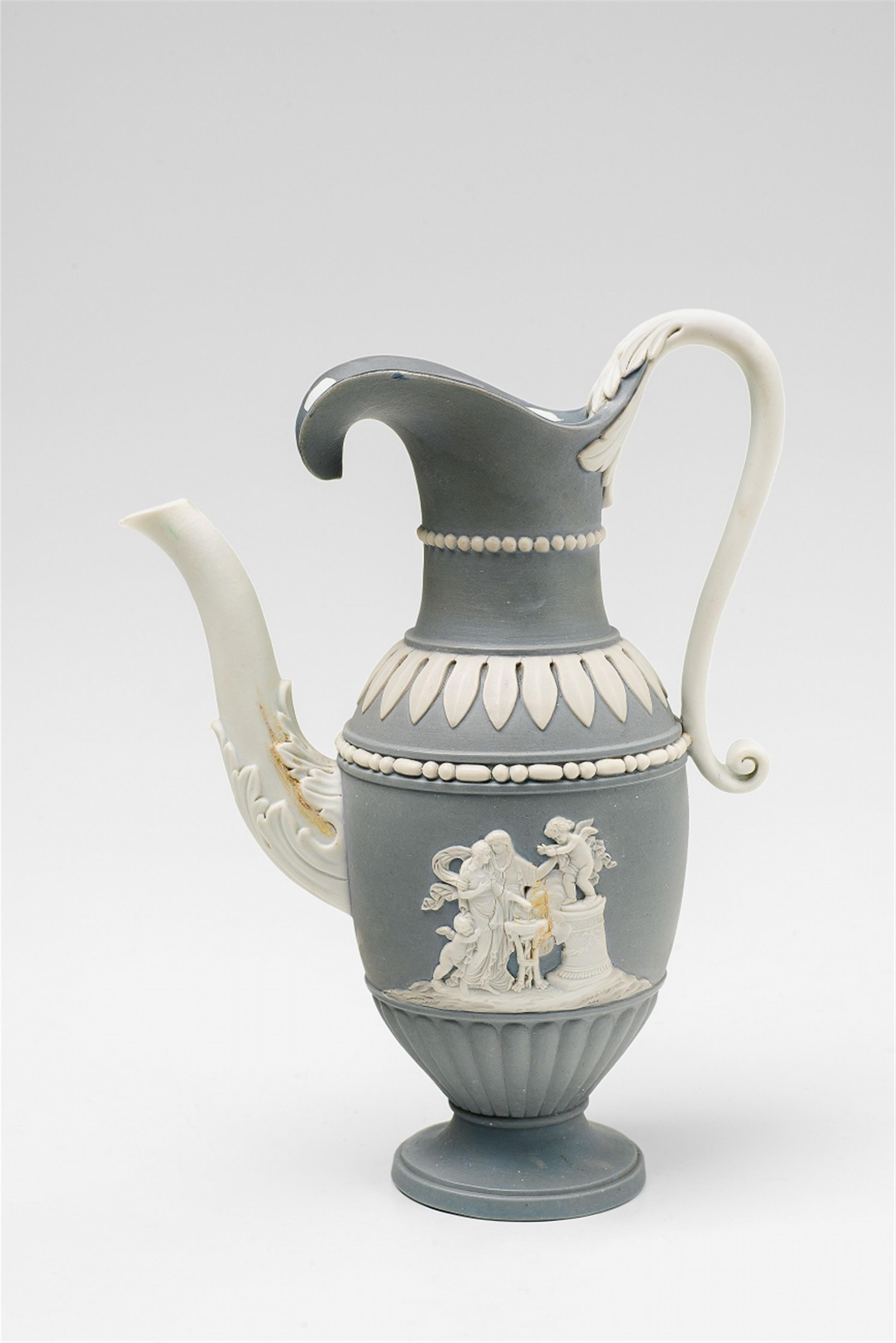 A rare Meissen porcelain pitcher with Neoclassical offering scenes - image-1