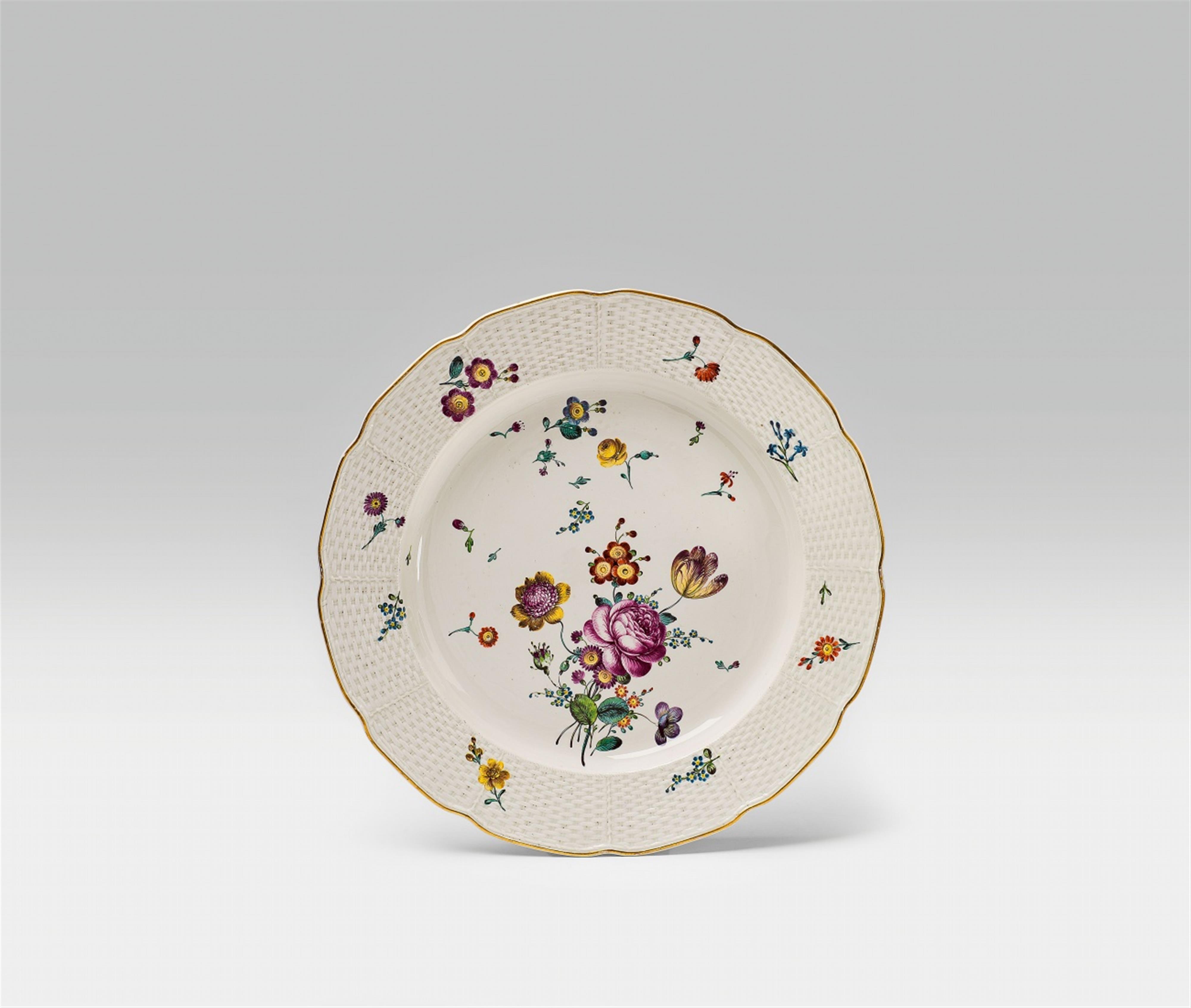 A Frankenthal porcelain platter - image-1