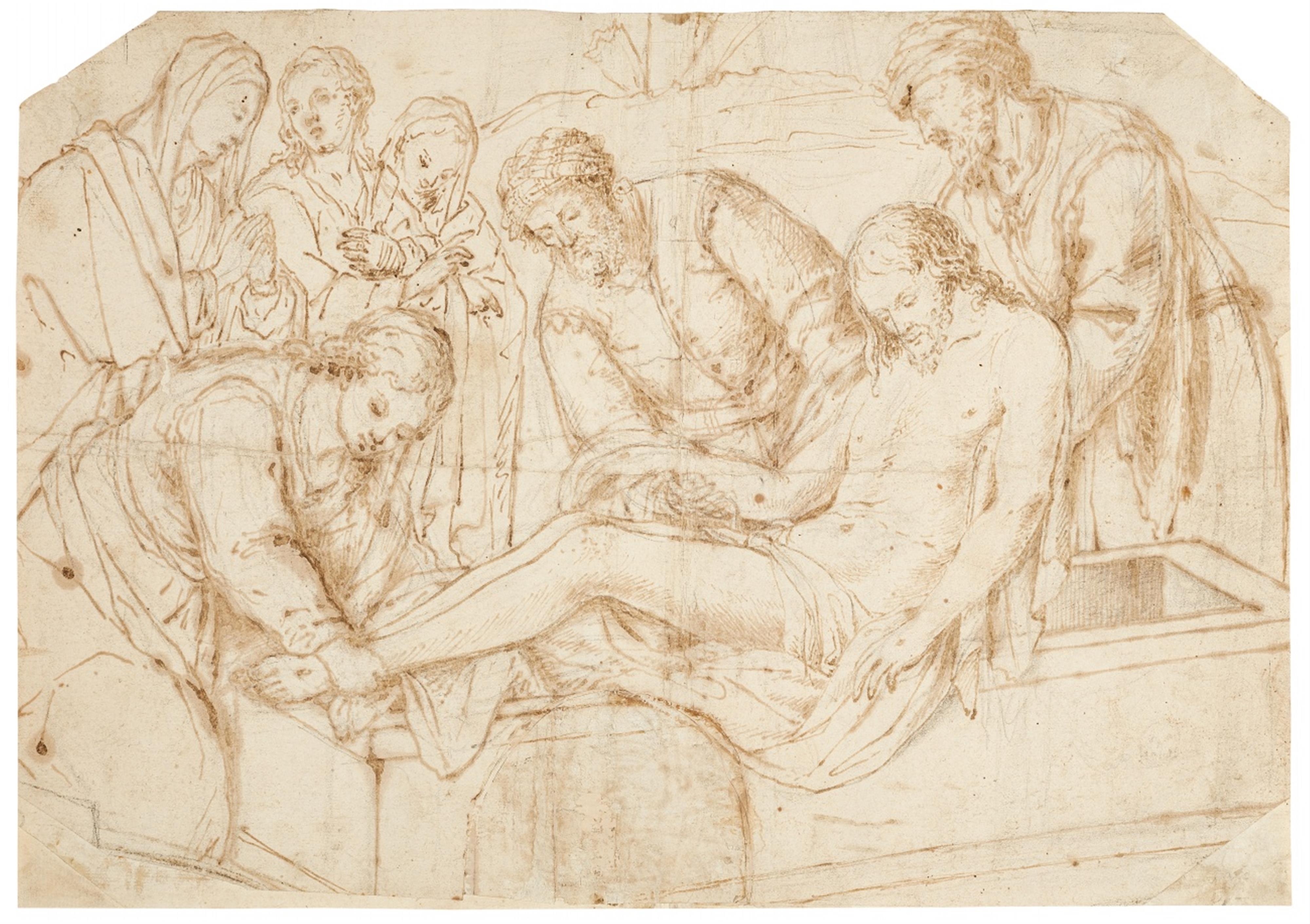 Venetian School 17th century - The Entombment of Christ - image-1