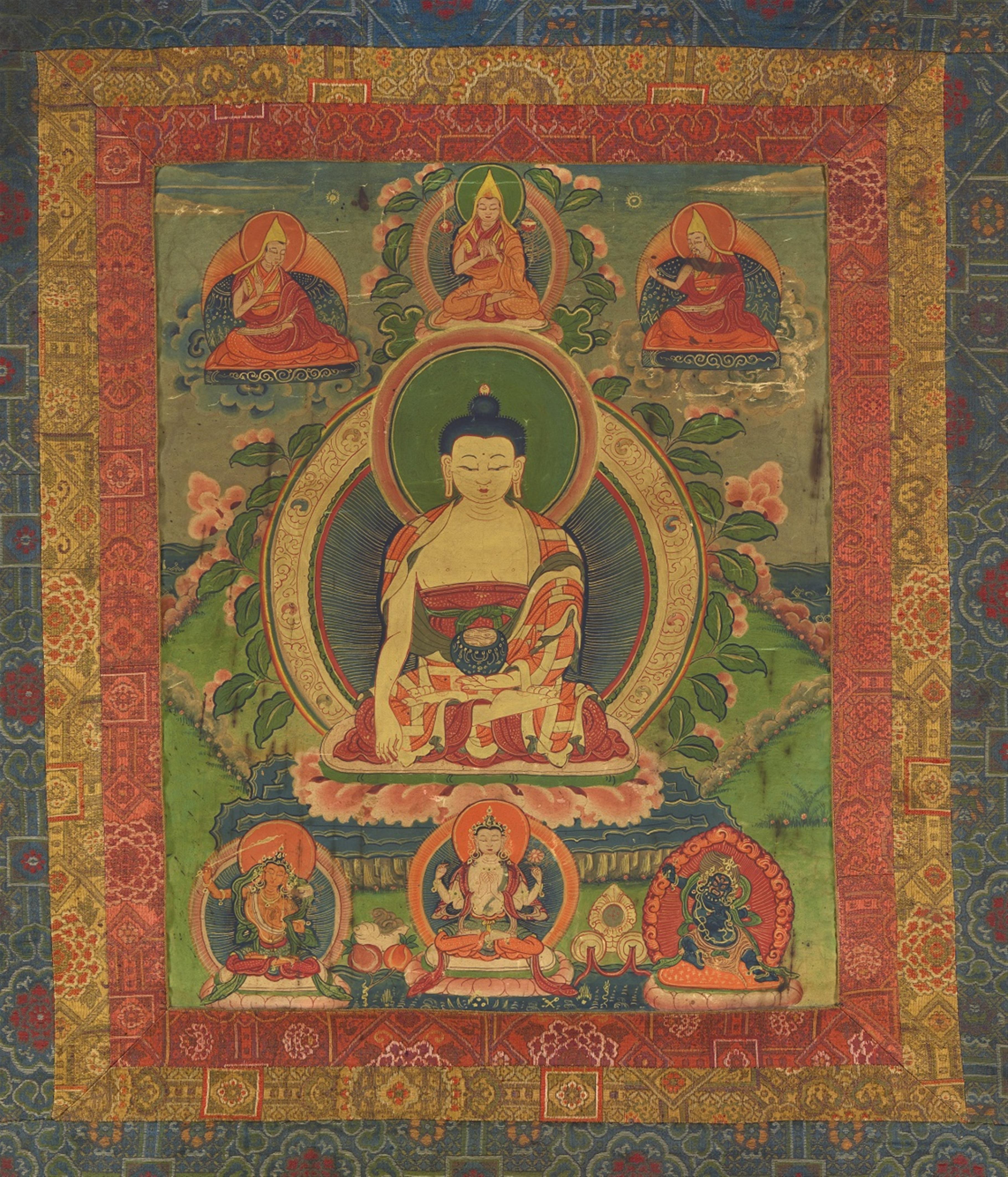 Thangka des Buddha Shakyamuni. Tibet. 19. Jh. - image-1