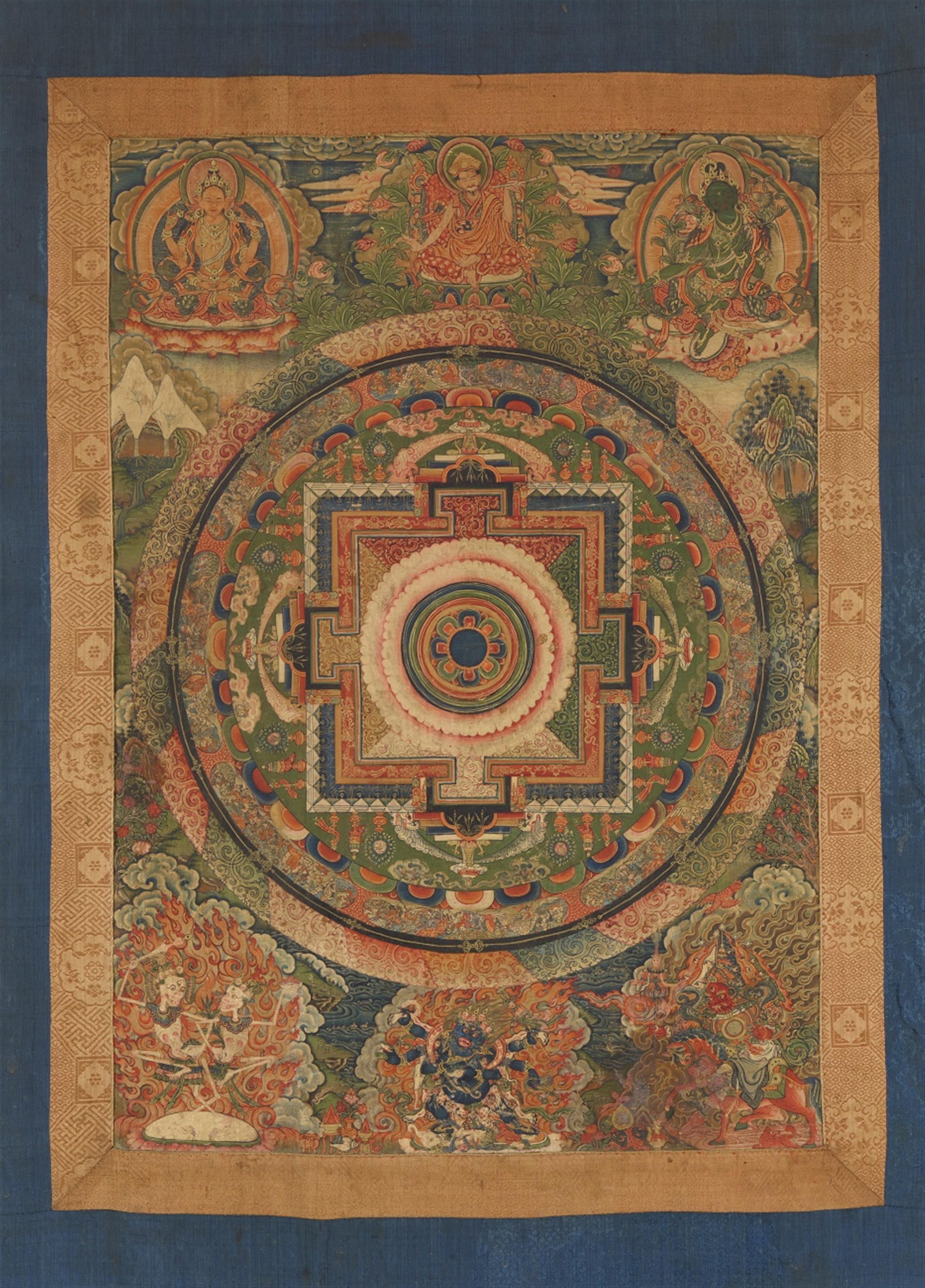 A Tibetan symbolic mandala. 19th century - image-1