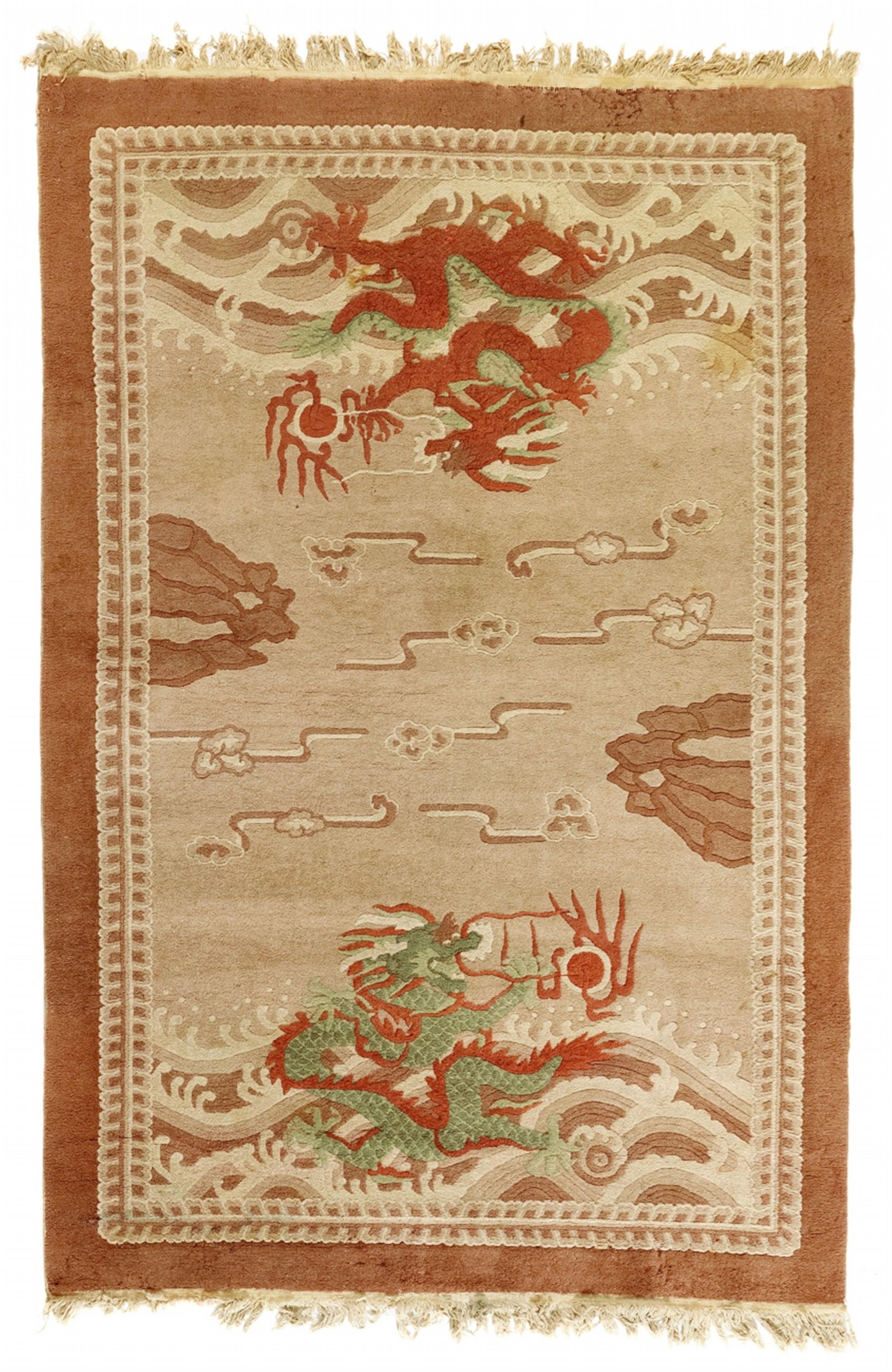 A large woolen carpet. 20th century - image-1