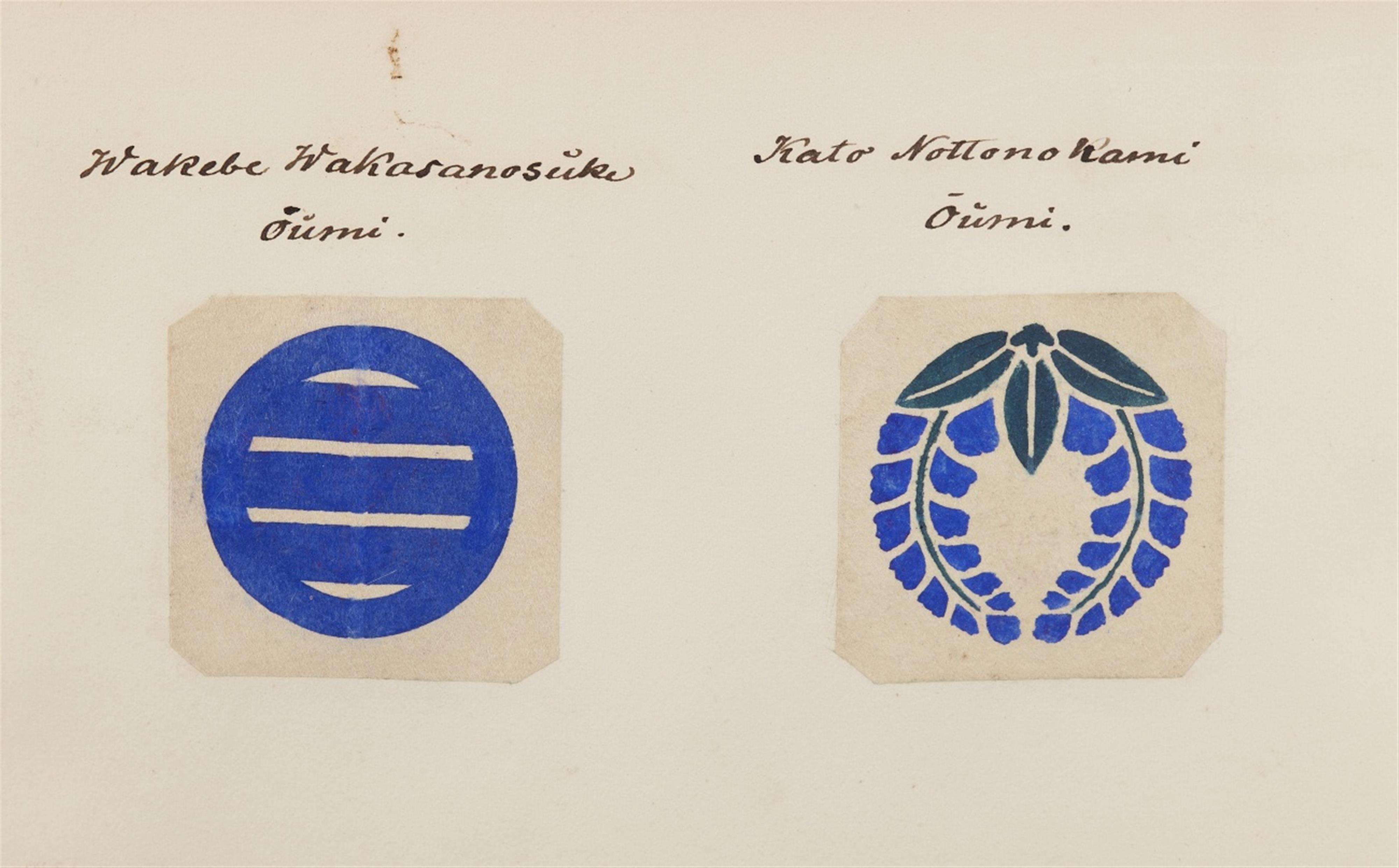 Album with family crests. Meiji-/Taisho period. - image-1