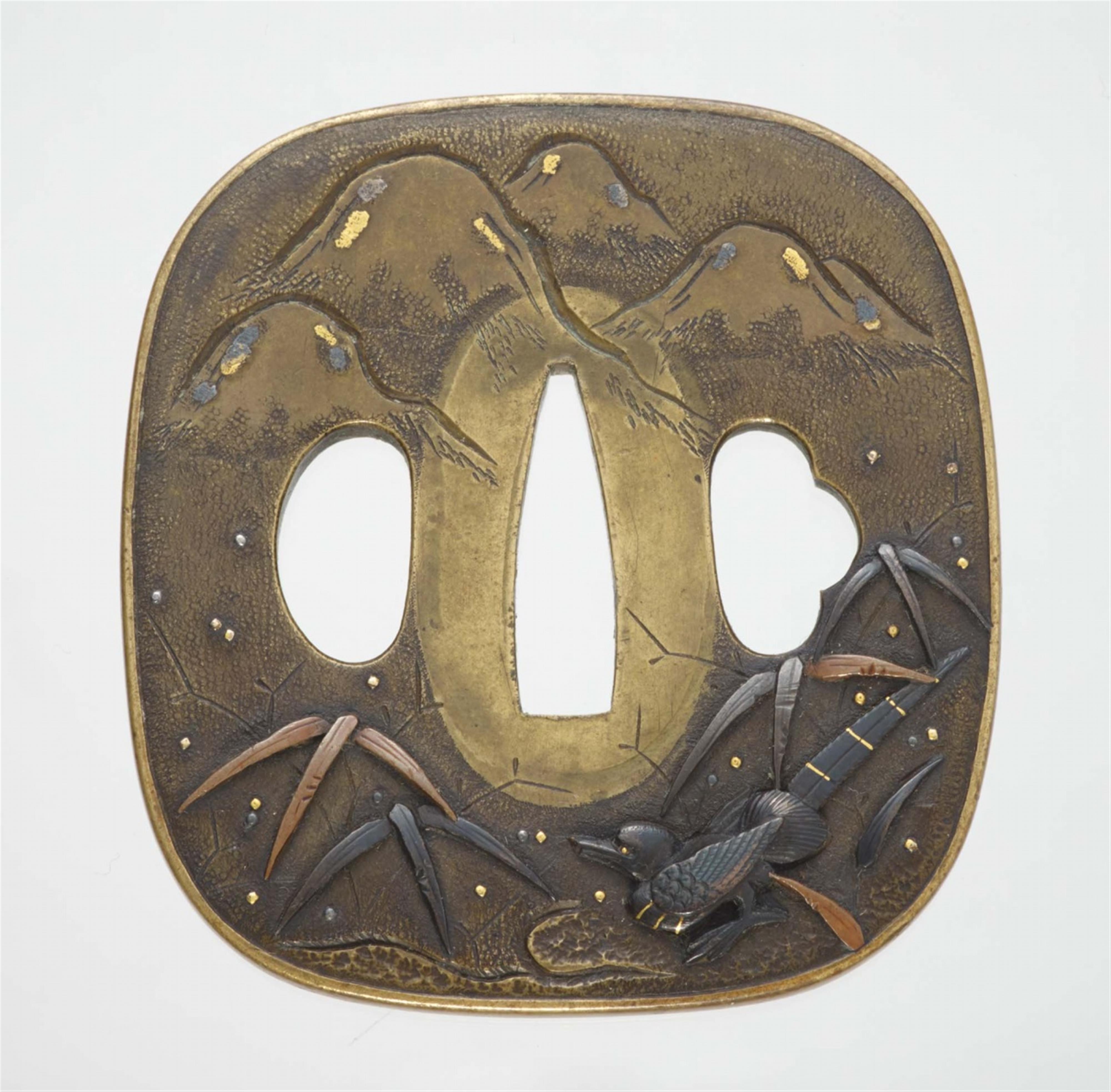 A sentoku tsuba. 19th century - image-1