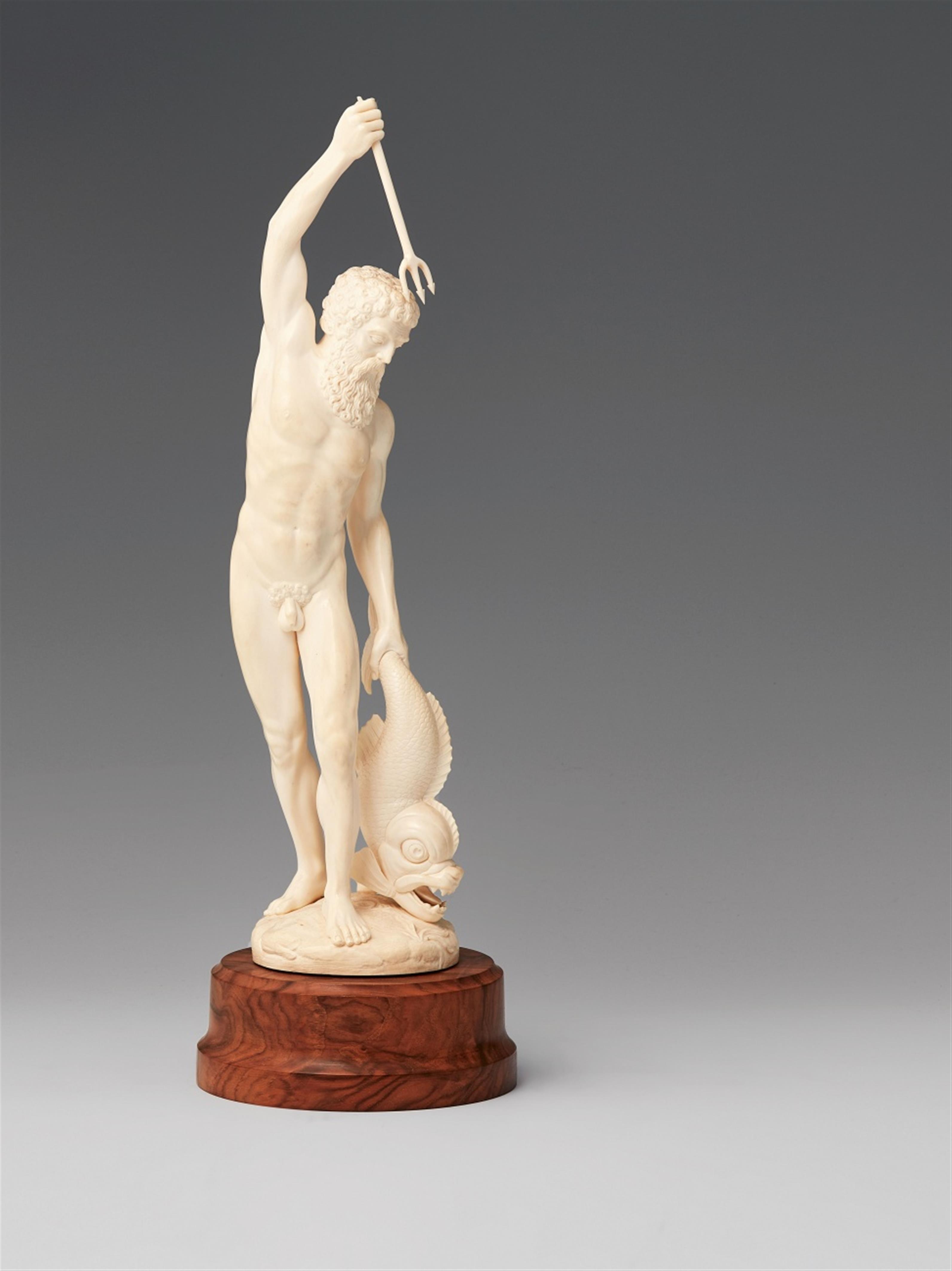 An ivory figure of Neptune - image-1