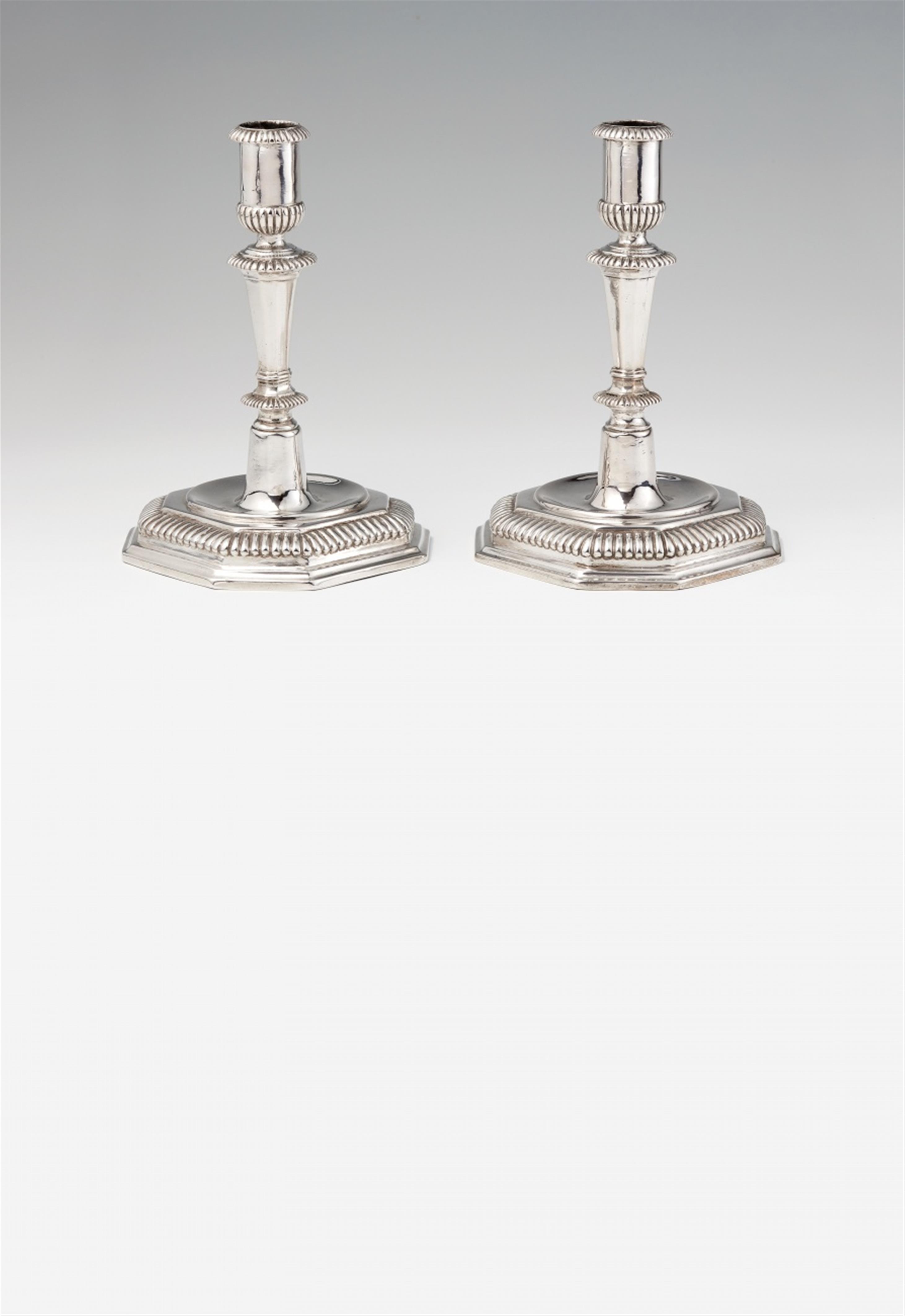 A pair of early Düsseldorf silver candlesticks - image-1