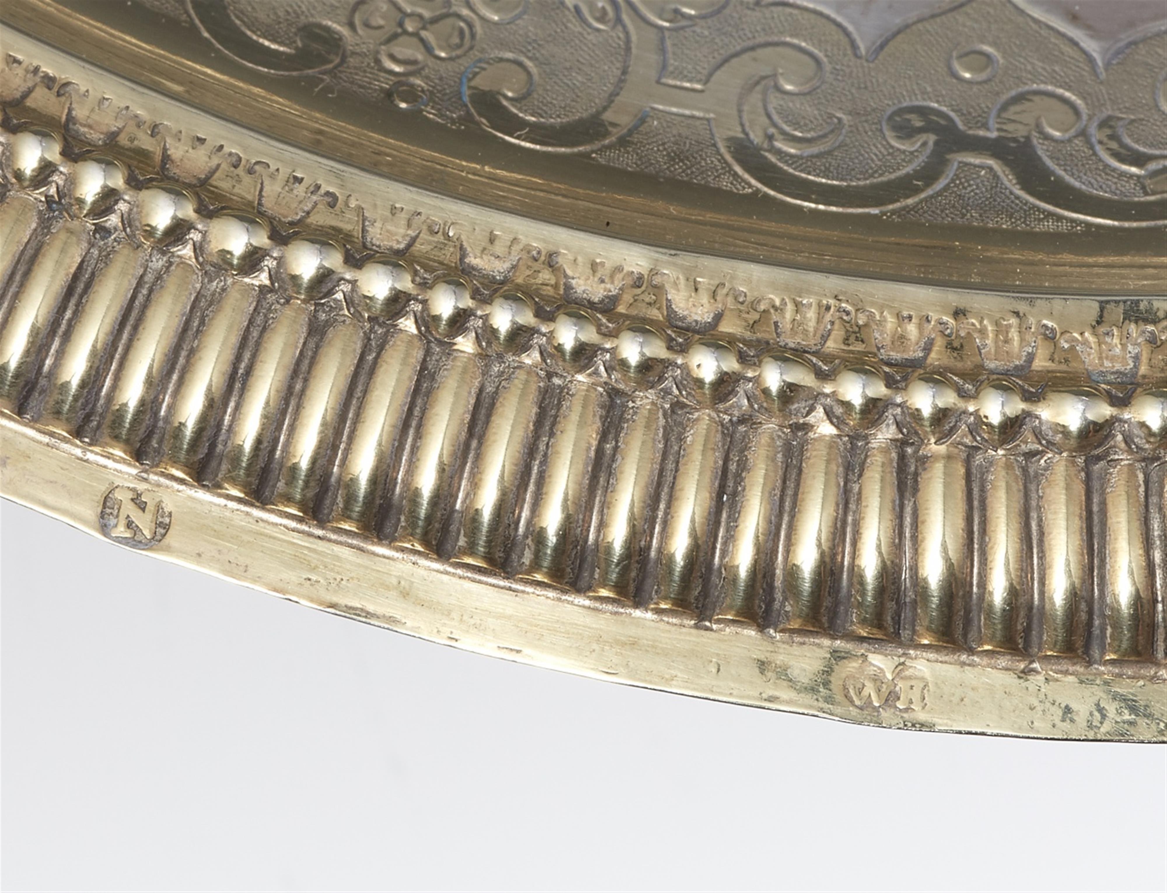 A Nuremberg parcel-gilt silver tazza - image-2