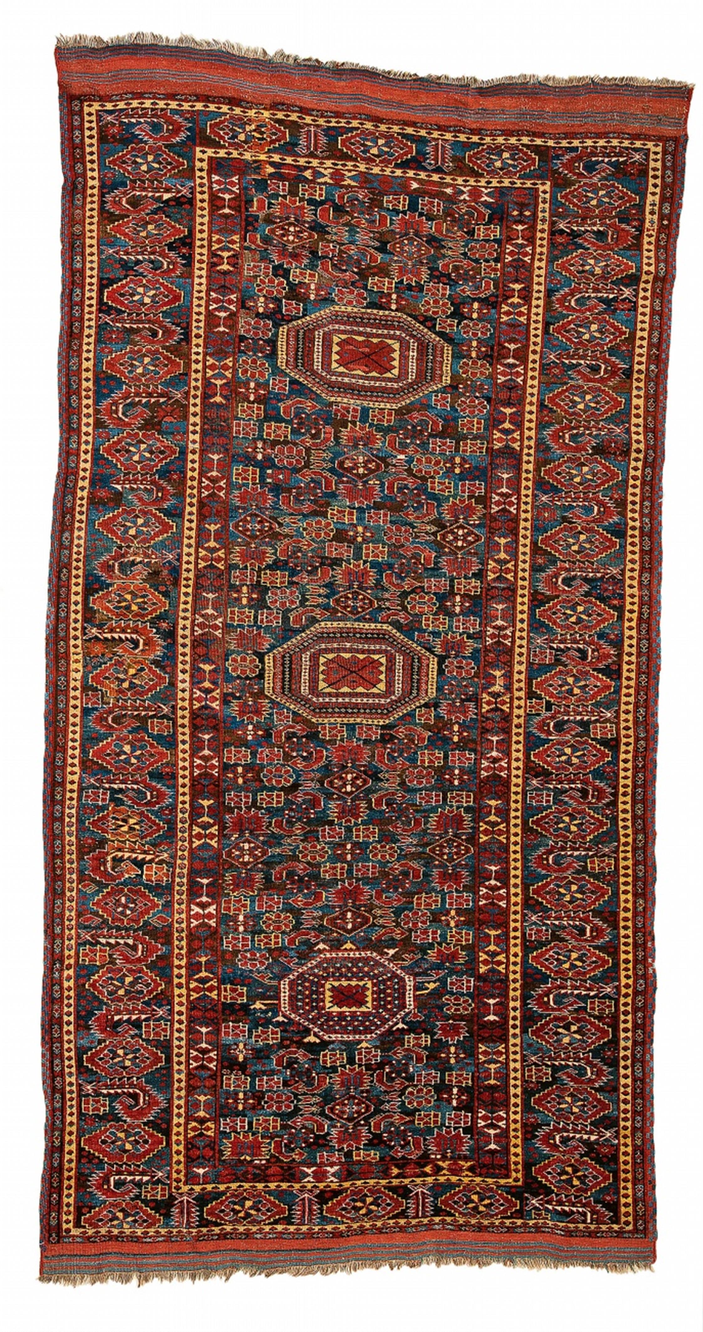 A Turkmenian woolen carpet - image-1