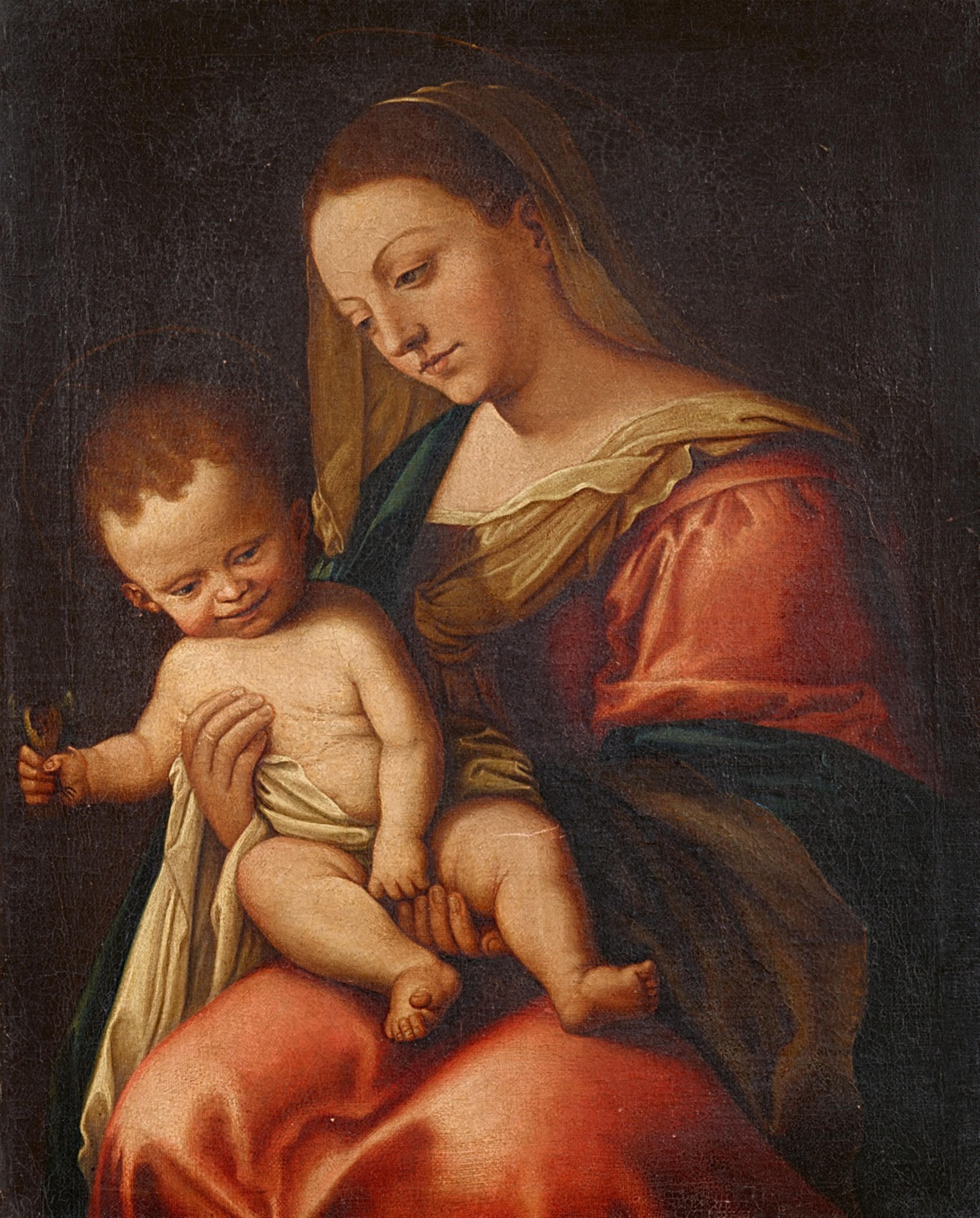 Norditalienischer Meister der 1. Hälfte des 17. Jahrhunderts - Madonna mit Kind - image-1