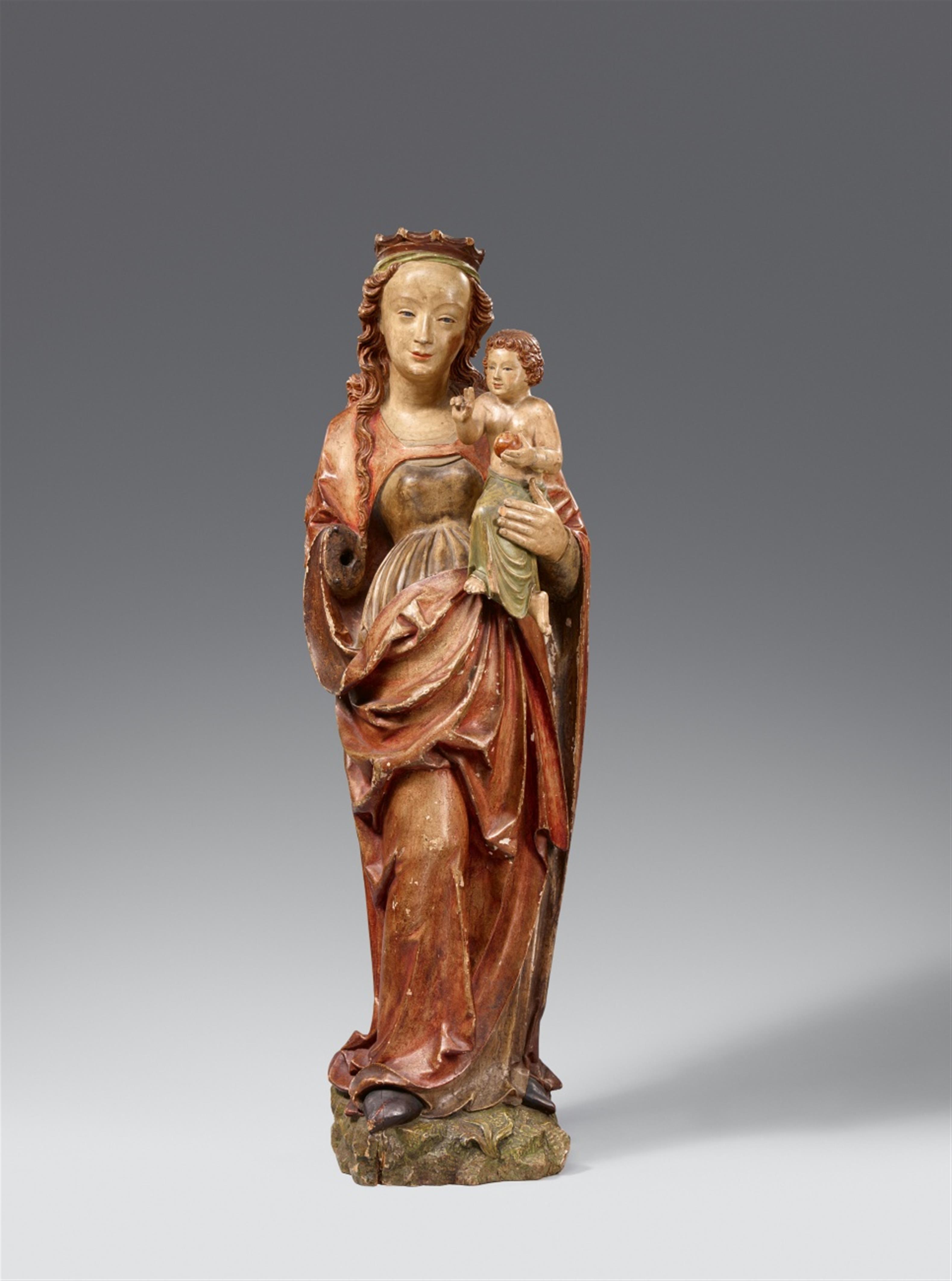 Probably Bavaria circa 1520 - The Virgin and Child, probably Bavarian, circa 1520 - image-1