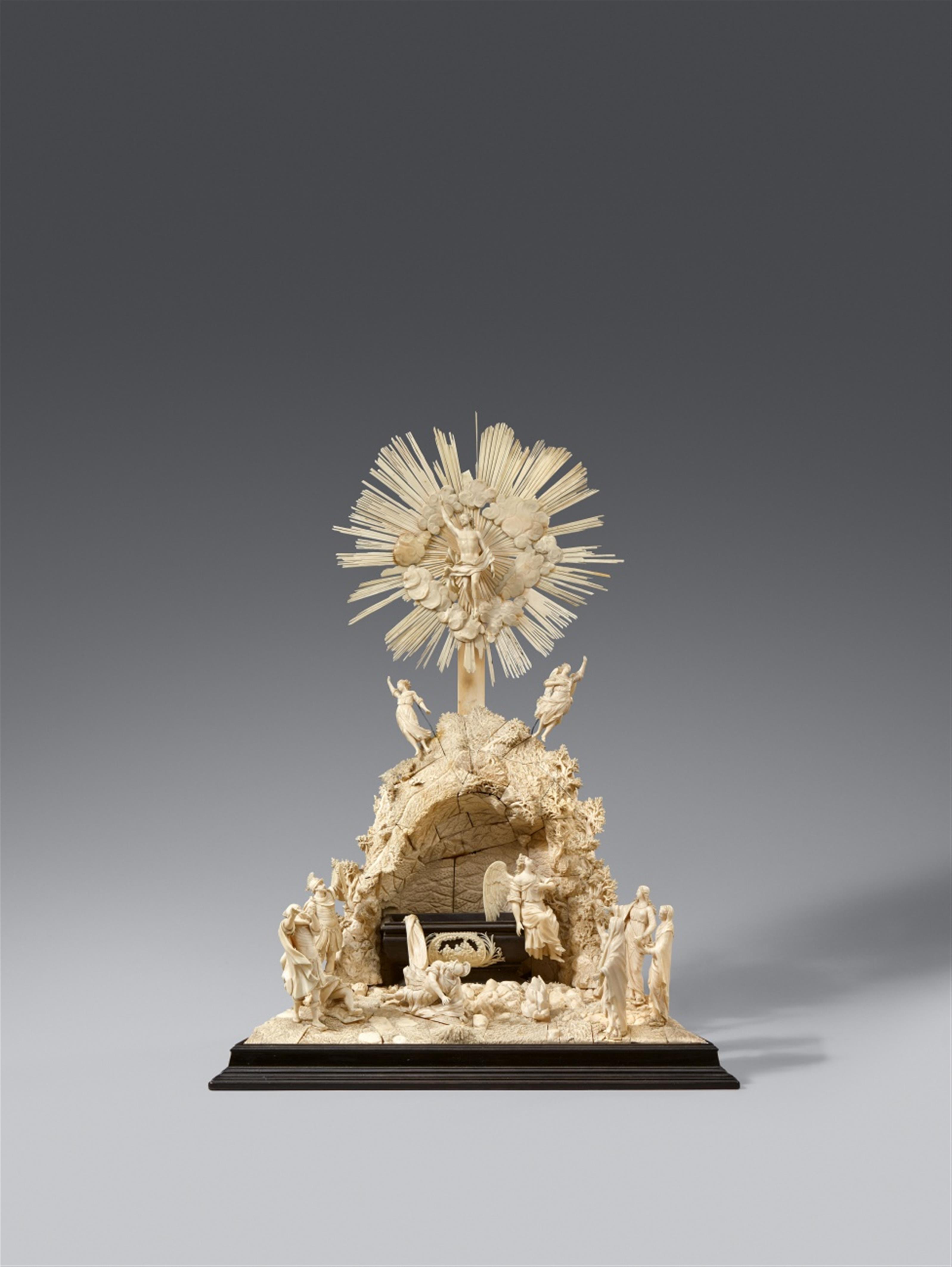 Probably Italy 18th century - An 18th century ivory relief of the resurrection of Christ, probabaly Italian - image-1