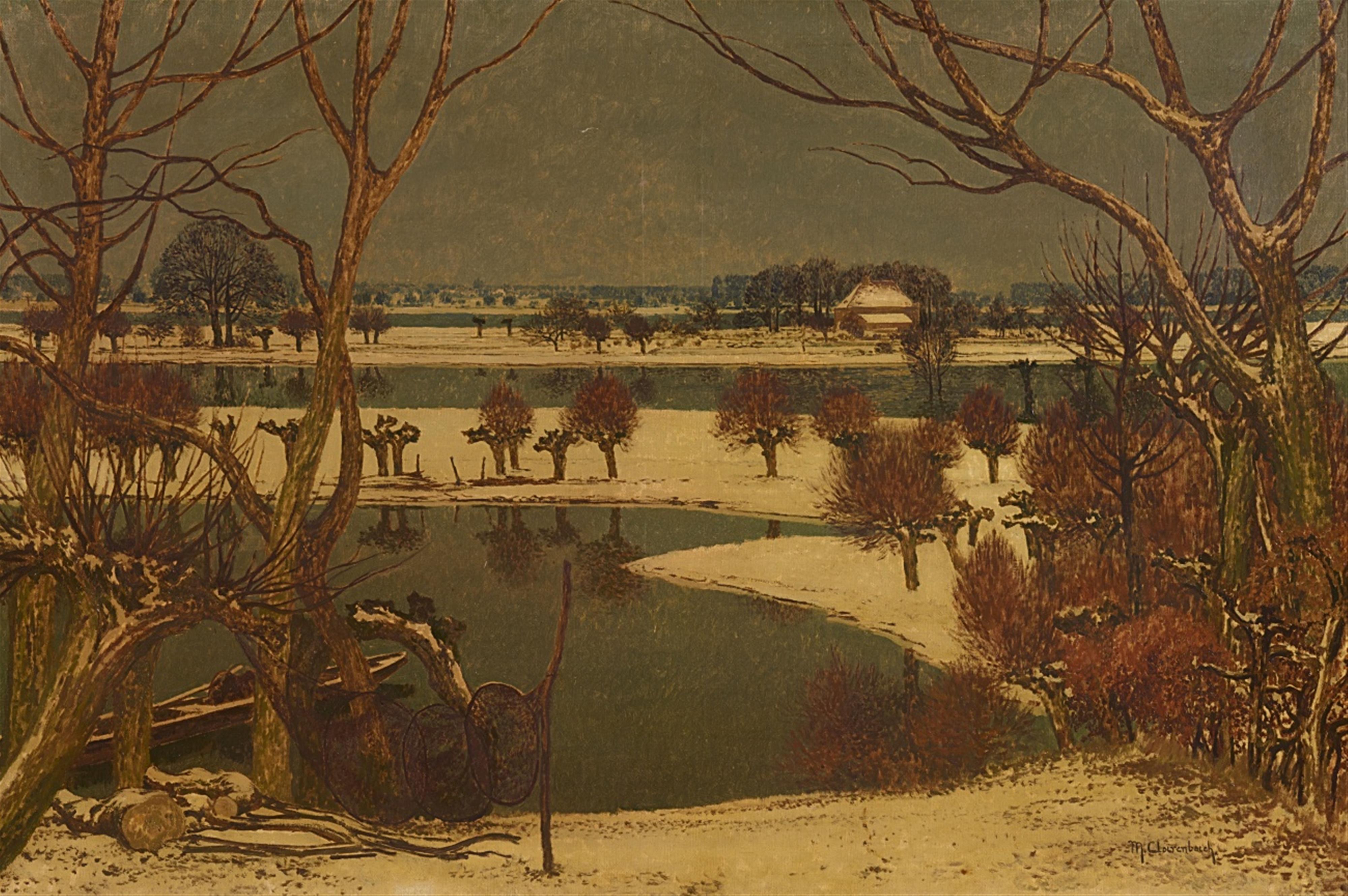 Max Clarenbach - Winterlandschaft am Niederrhein - image-1