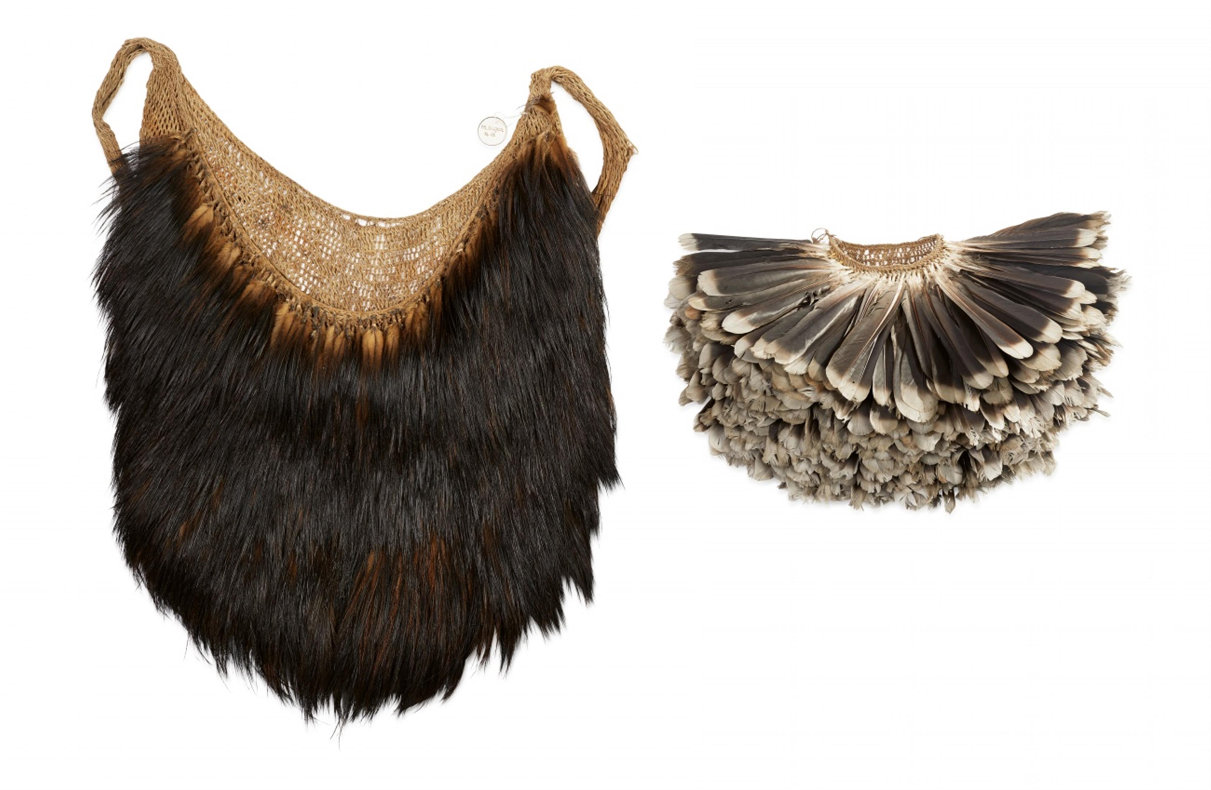 FIVE NEW GUINEA HIGHLANDS CEREMONIAL FEATHER BAGS - image-2