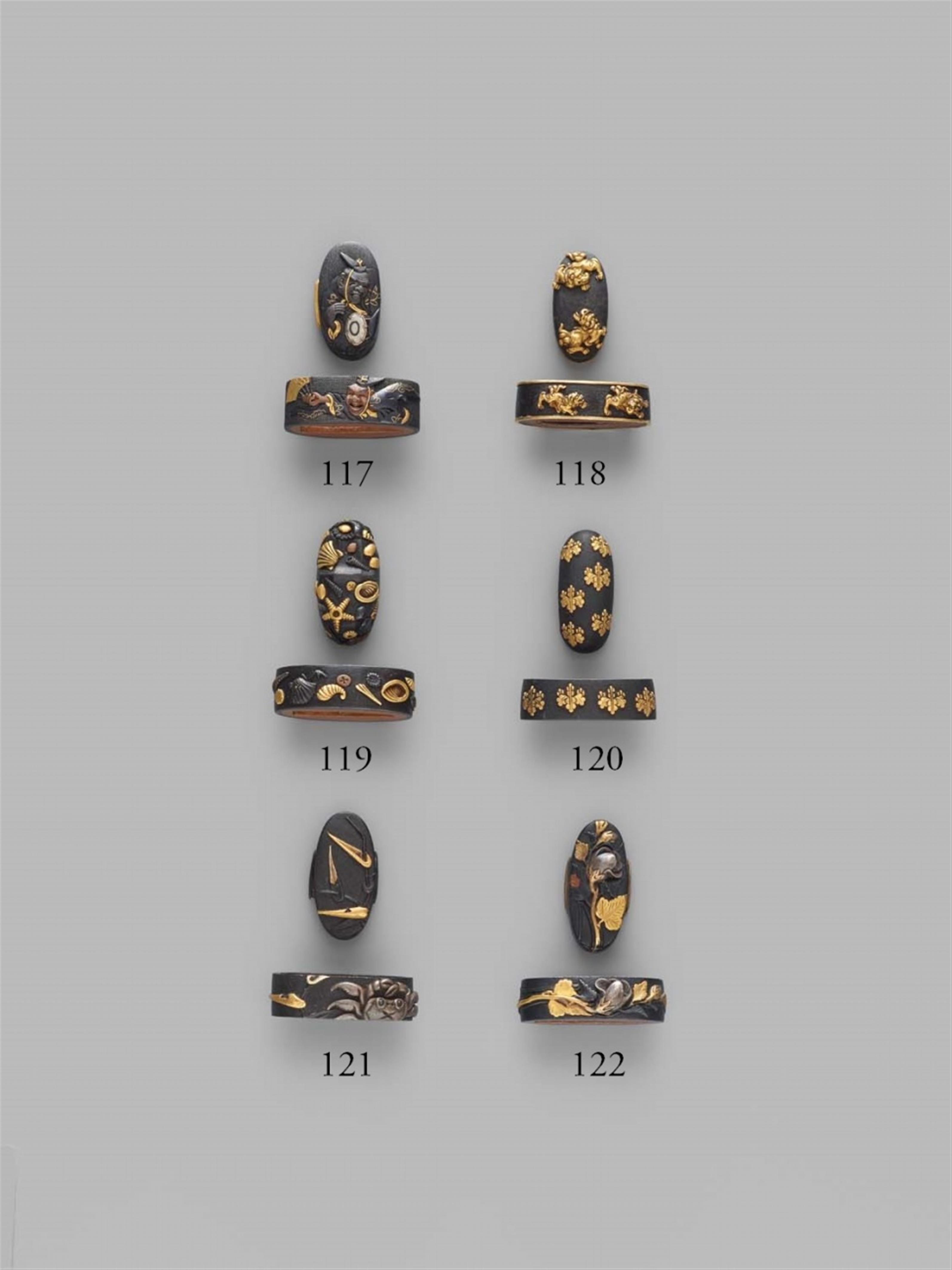 Fuchi-kashira. Shakudô. Gotô-Arbeit. 18./19. Jh. - image-1