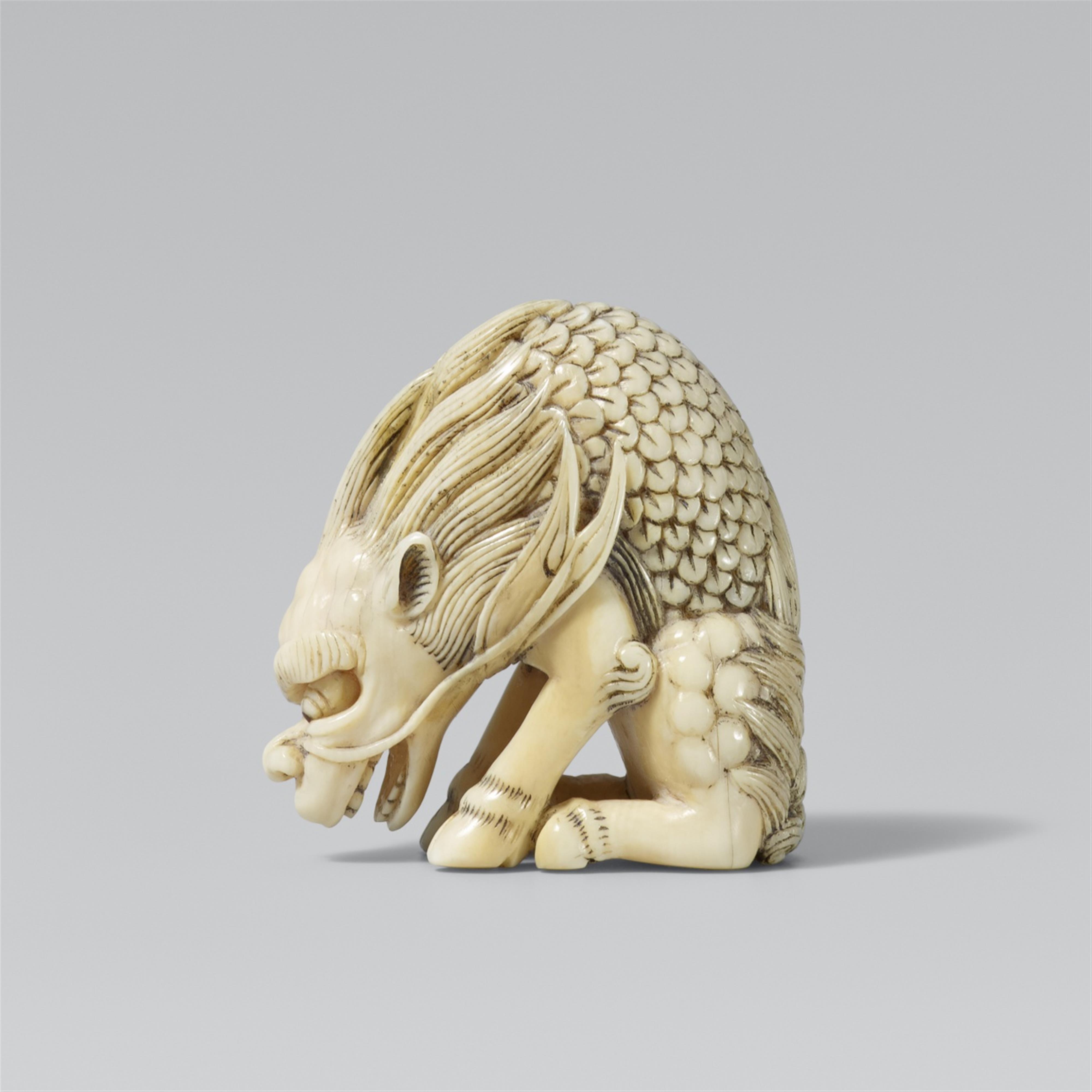 Hakutaku. Maritime ivory. Around 1800 - image-1