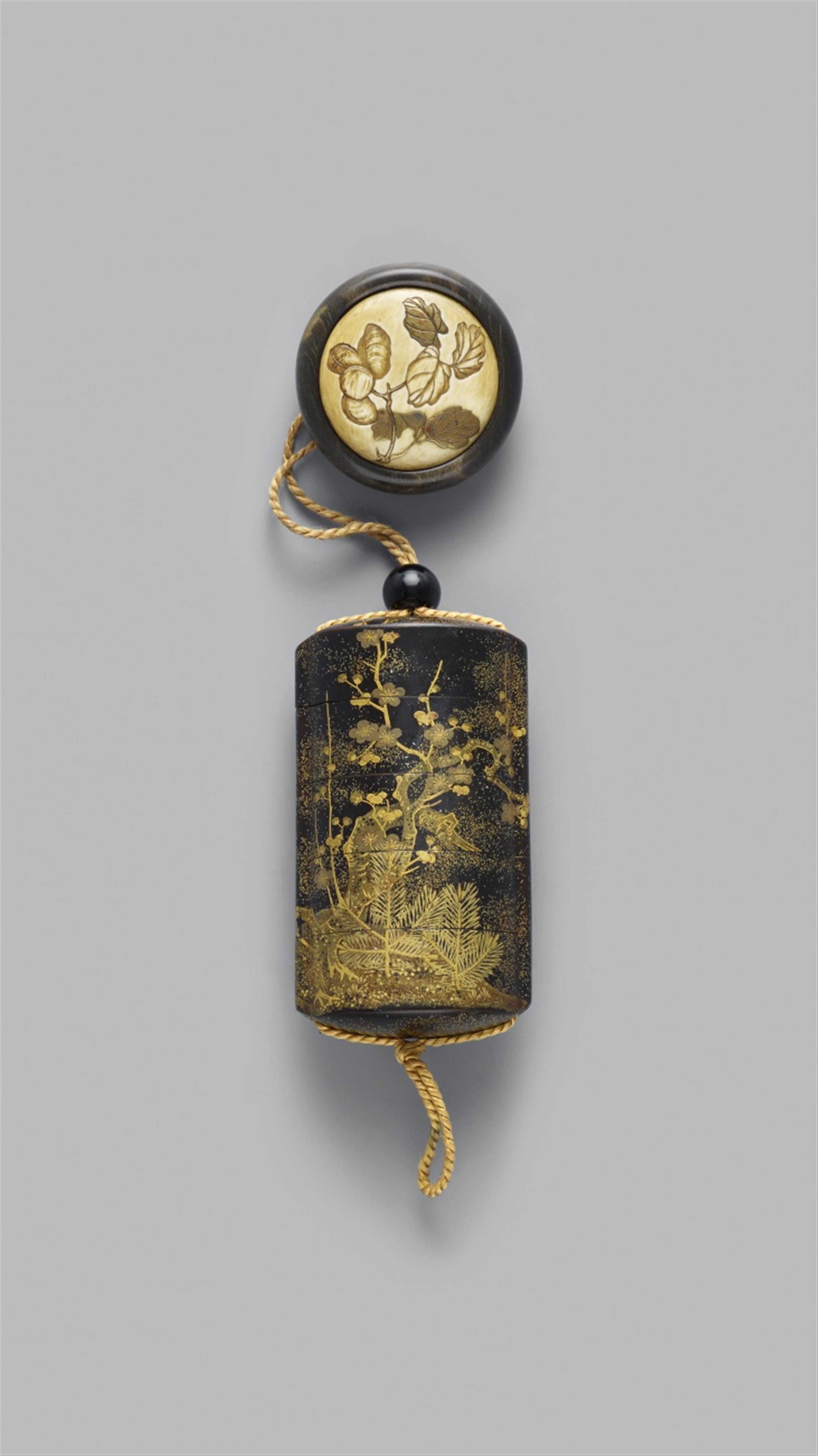 A four-case inro. 18th century - image-1