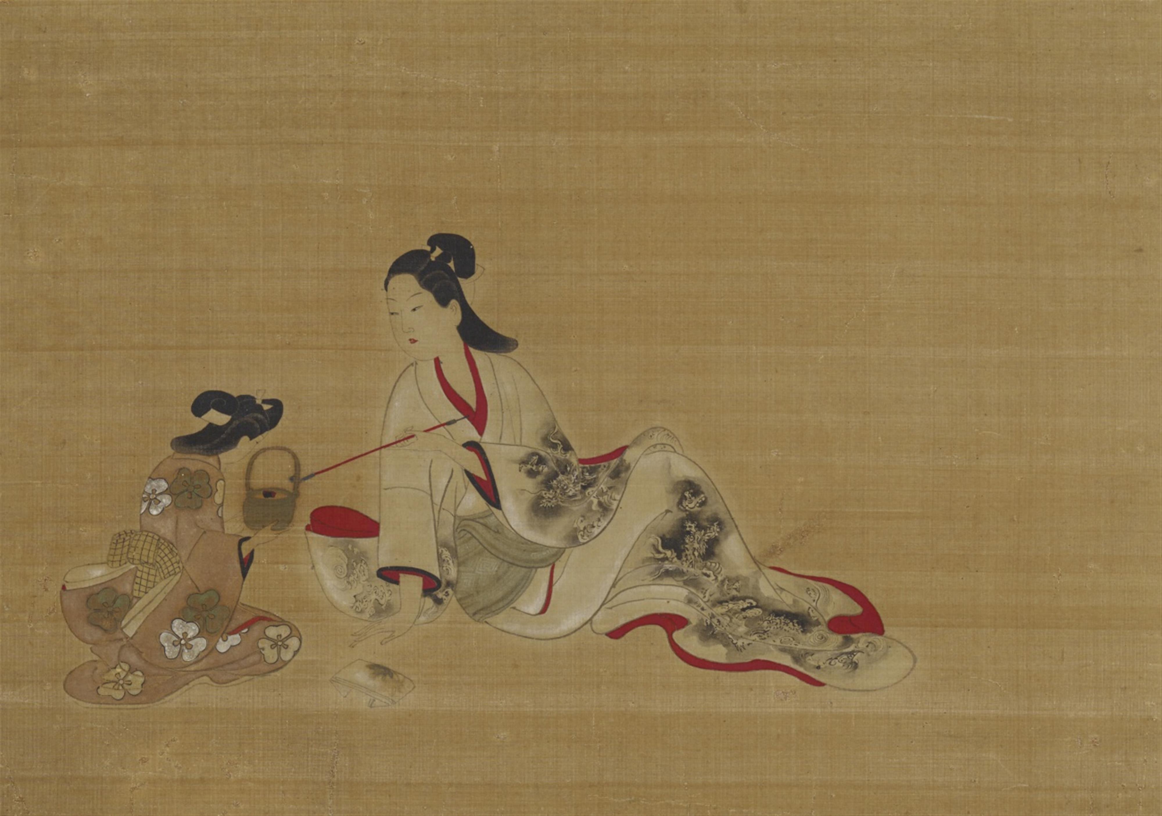 An anonymous hanging scroll in the style of the early 18th century - image-1