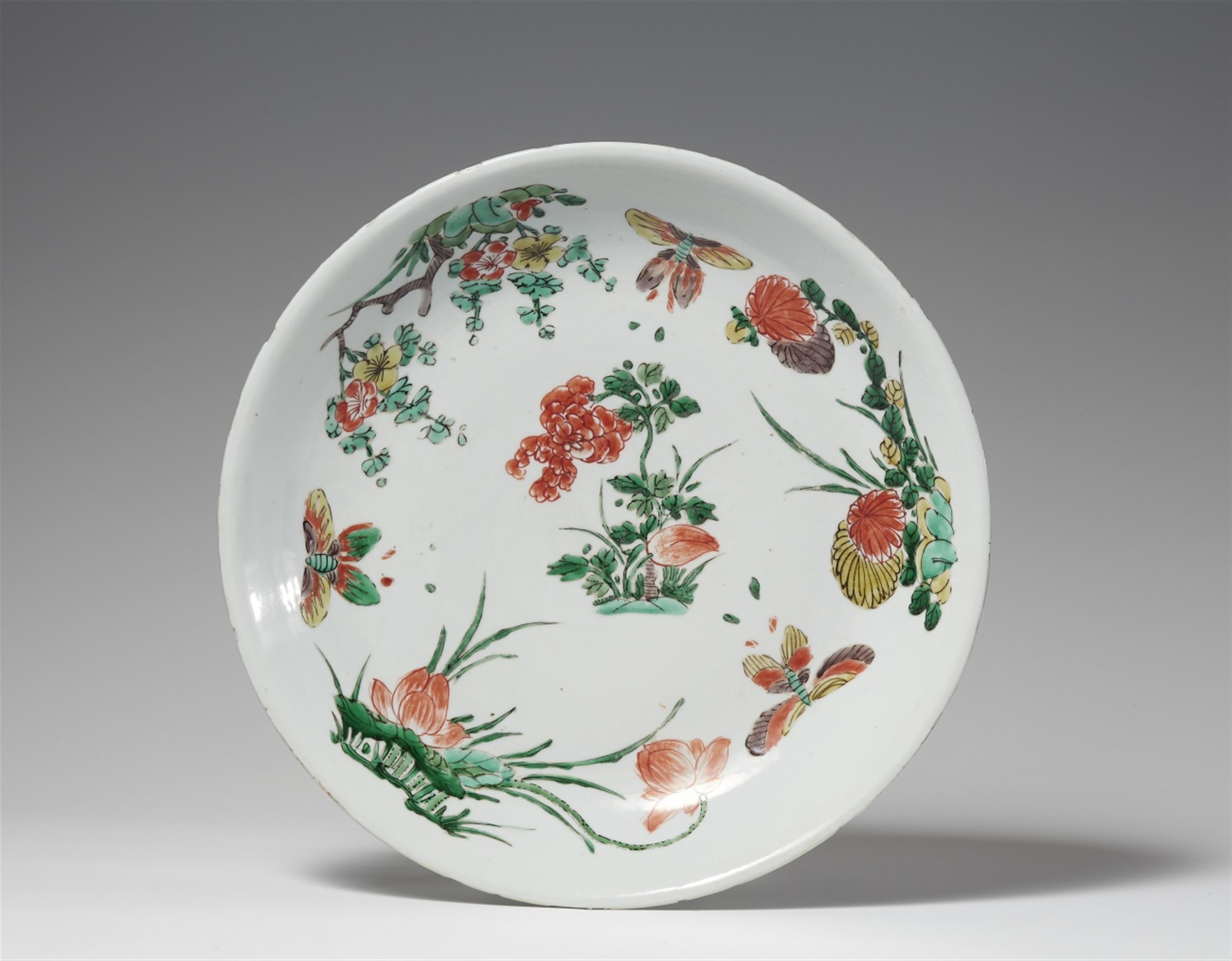 Große wucai-Schale. Kangxi-Periode (1662-1722) - image-1