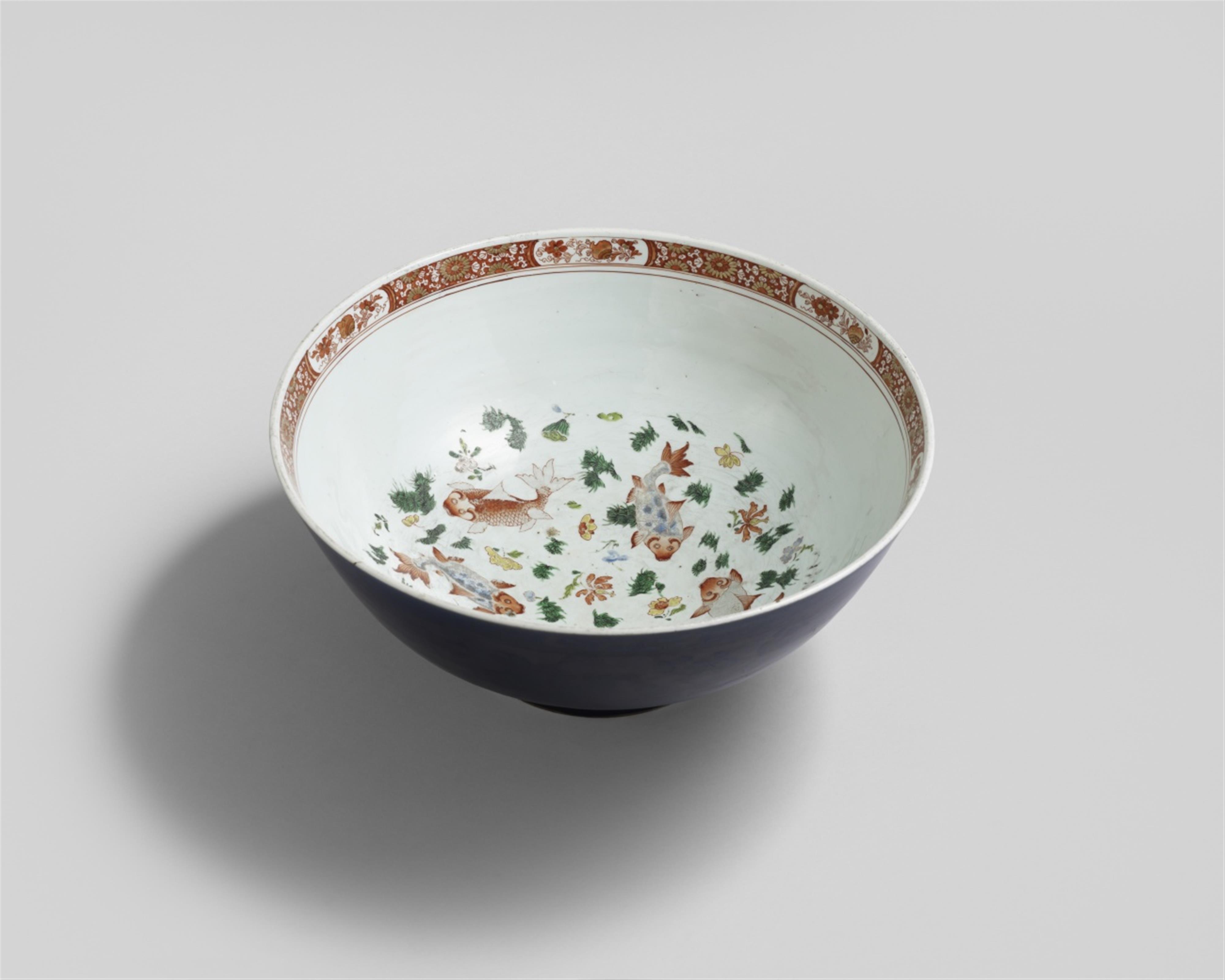 A large famille verte bowl. Kangxi period (1662-1722) - image-1