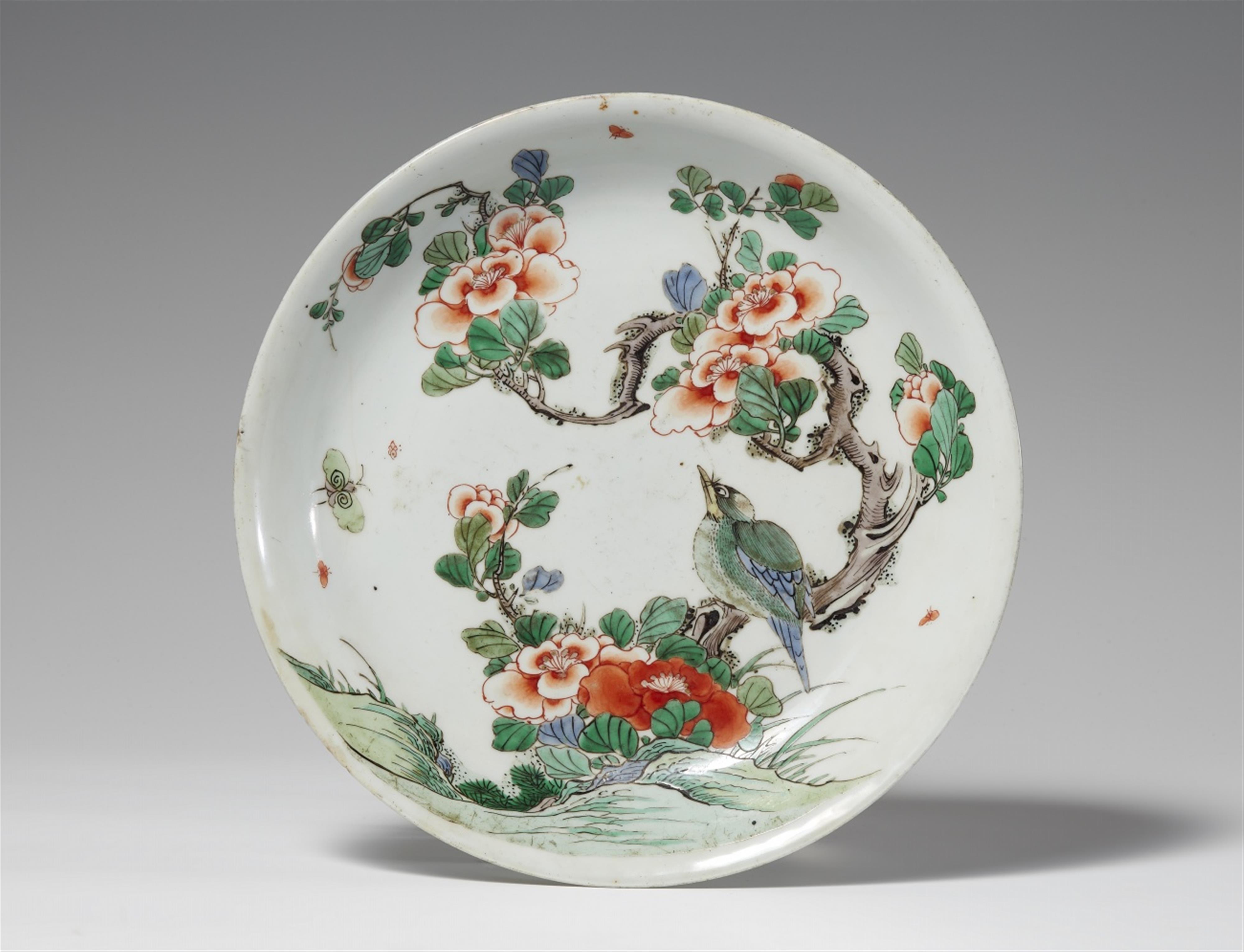 A famille verte dish. Kangxi period (1662-1722) - image-1