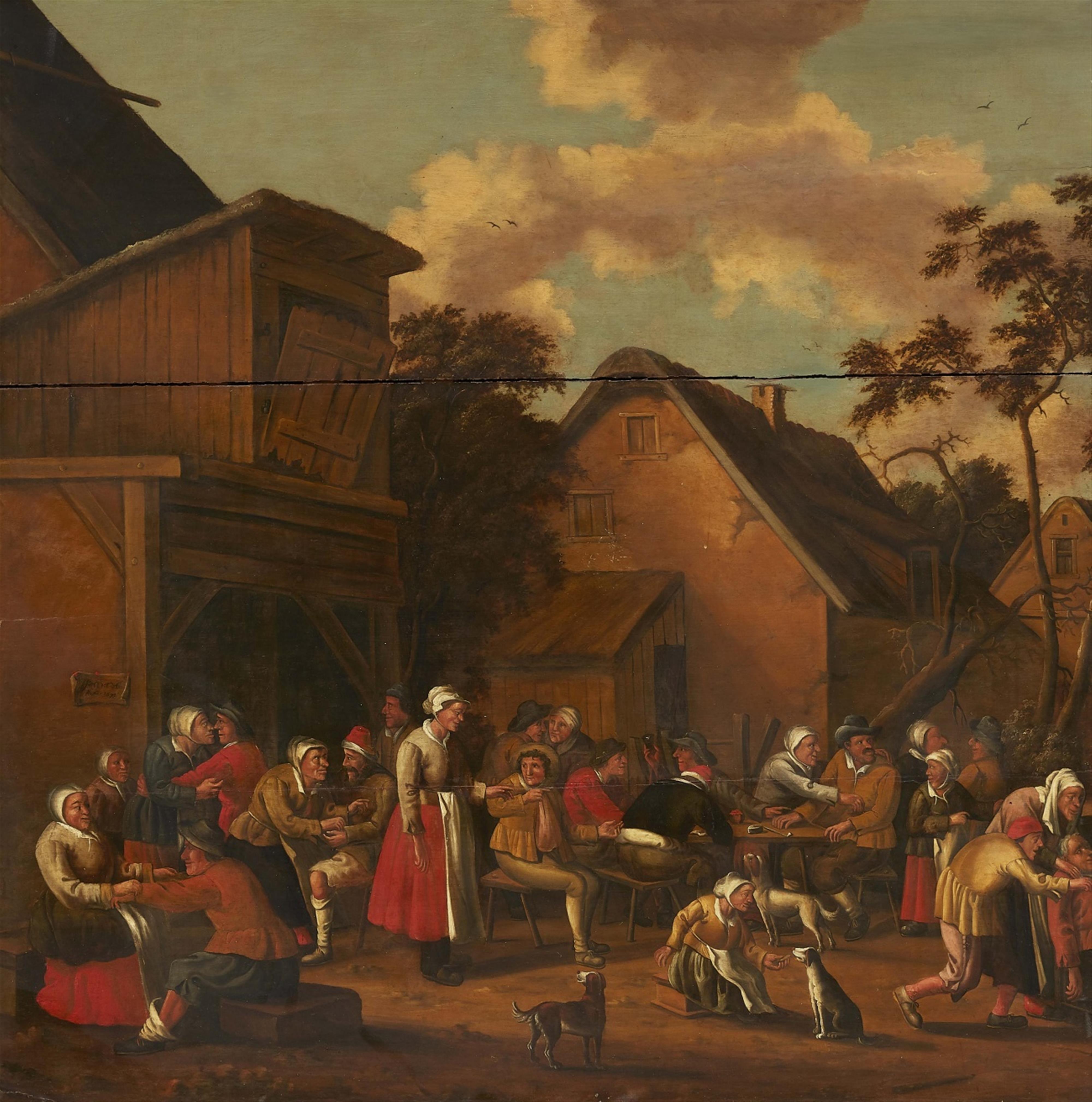 Flemish School 17th century - The Peasant Festival - image-1