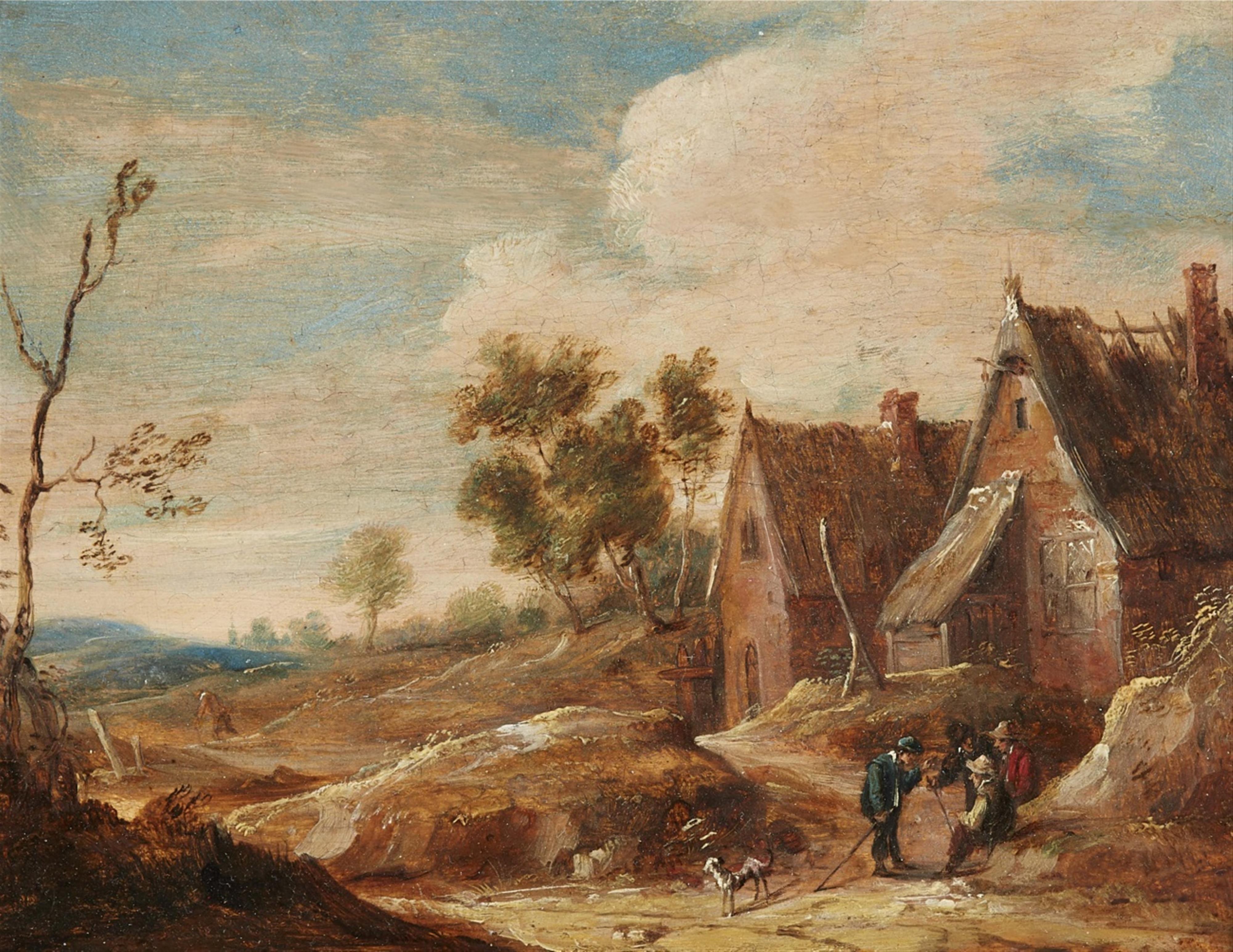 Flemish School 17th century - Landscape with a Cottage - image-1