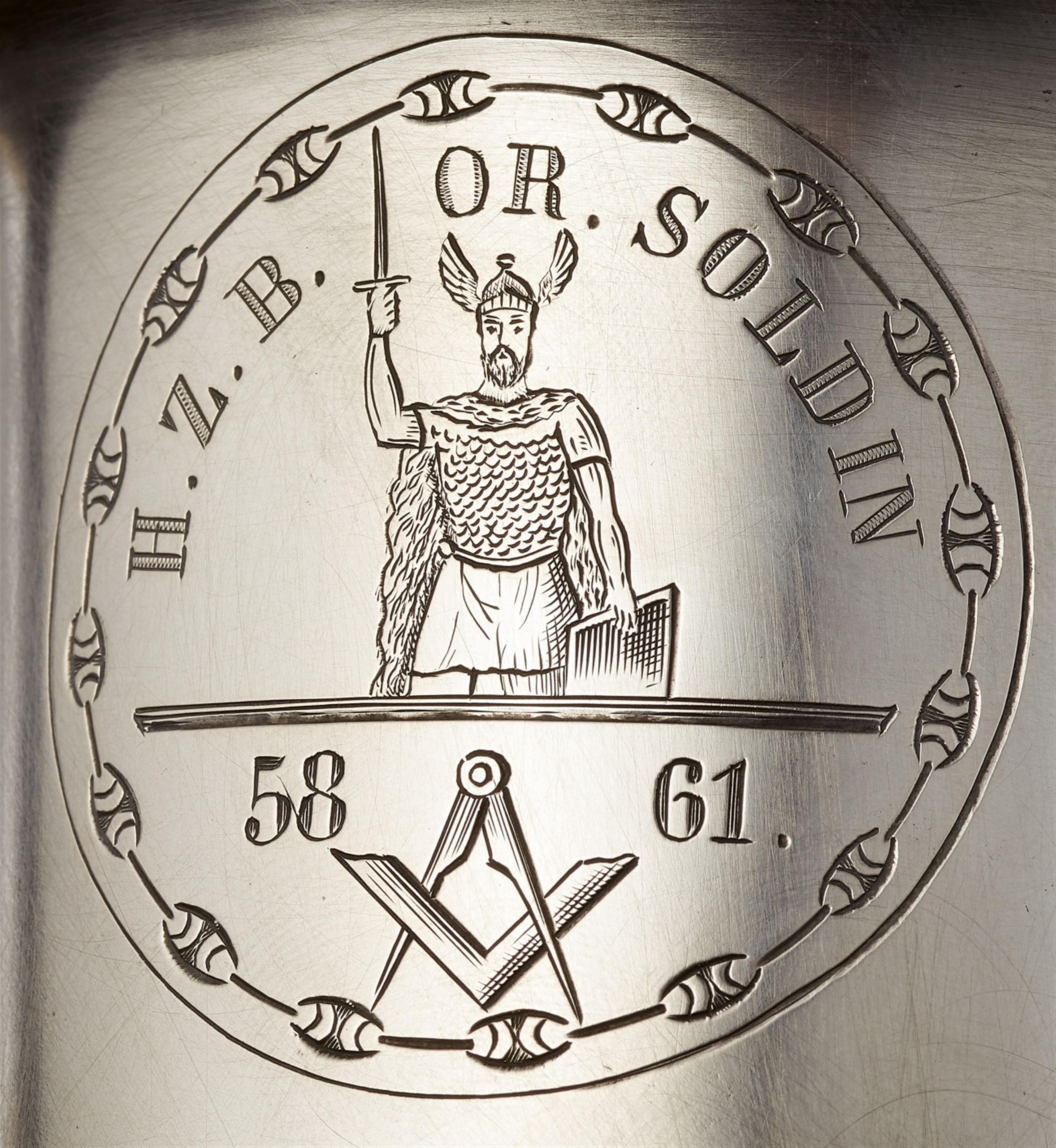 A Berlin silver chalice for the Soldin Lodge - image-2