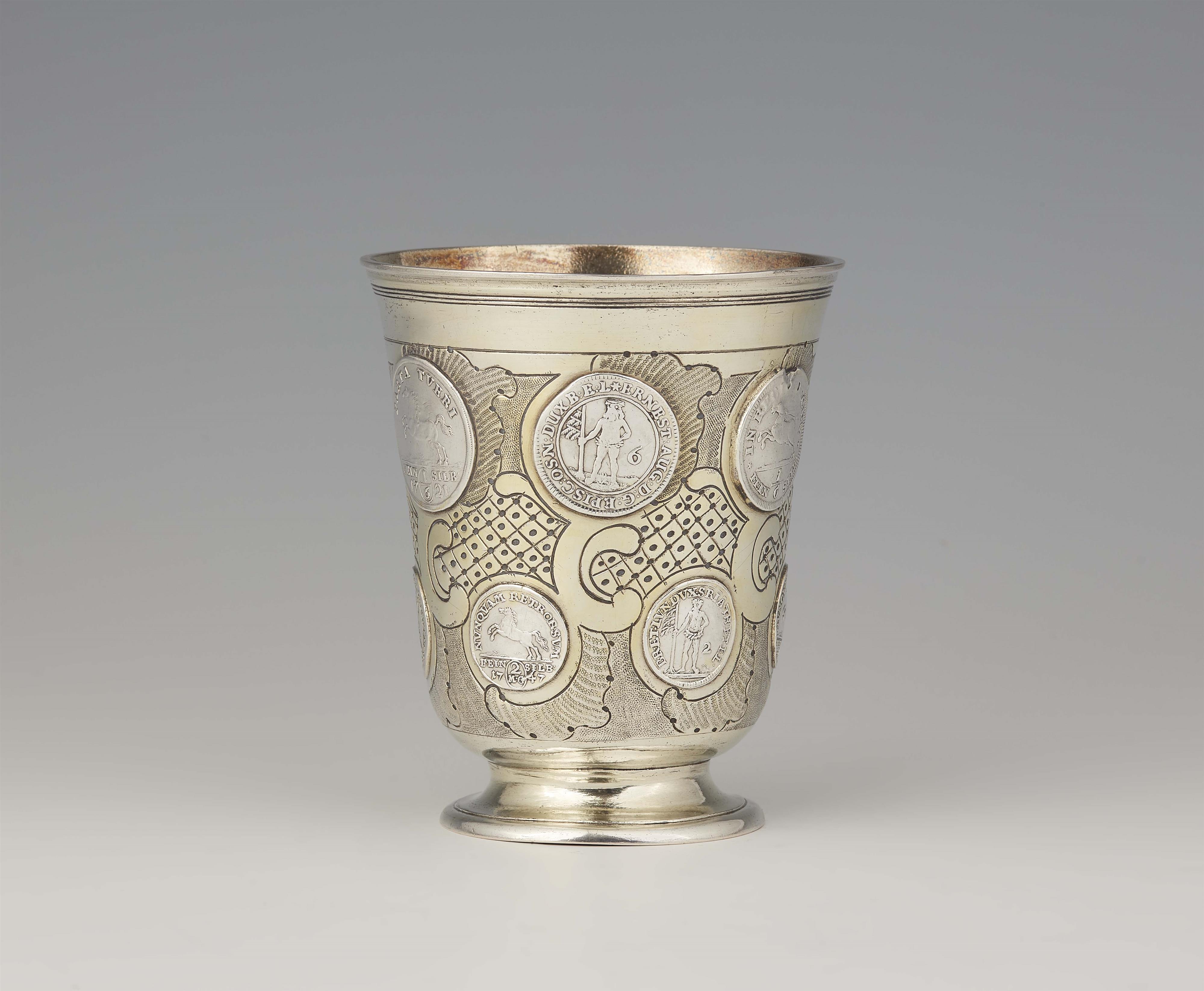 A Berlin silver coin-set beaker - image-2