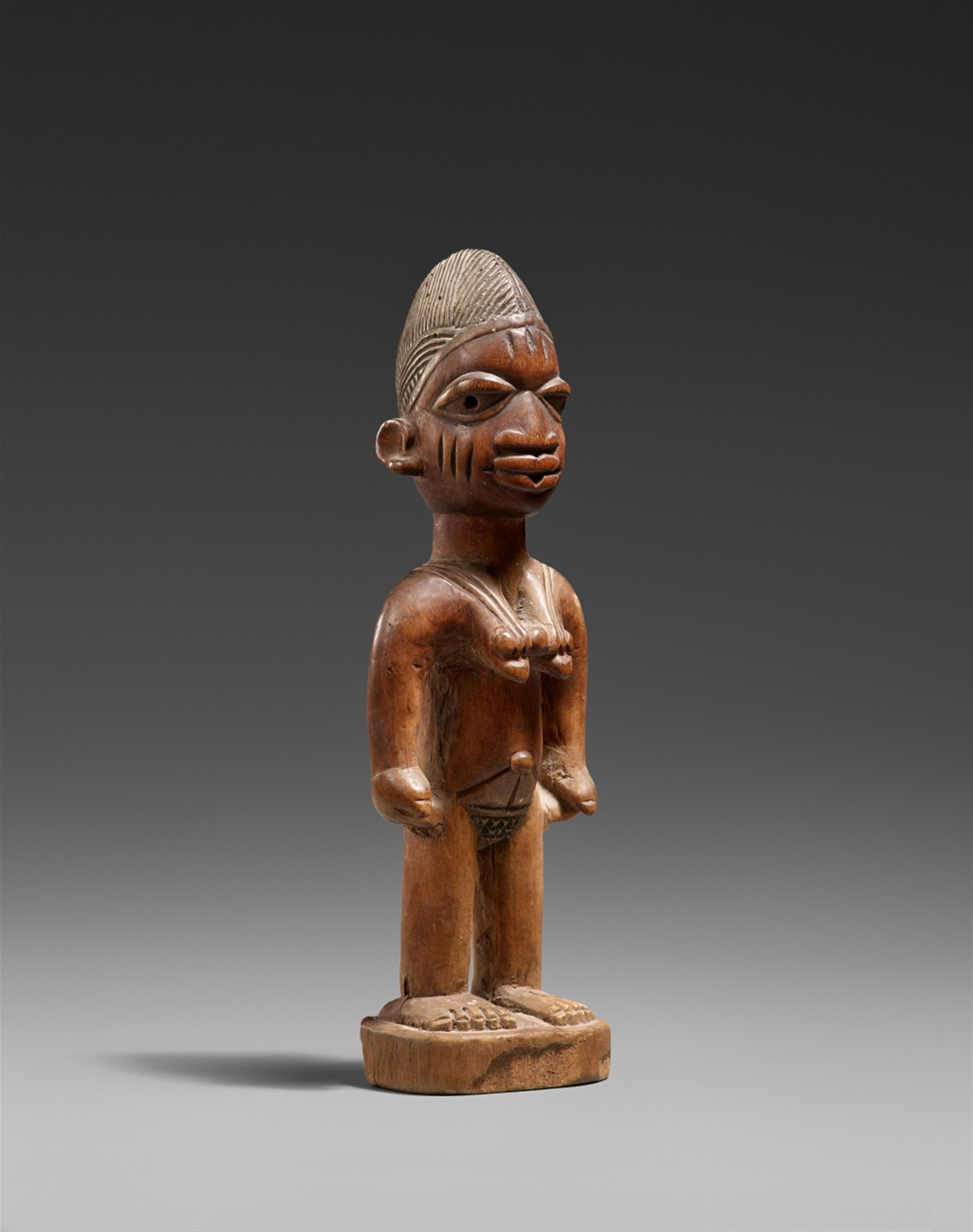 YORUBA FEMALE TWIN FIGURE - image-1