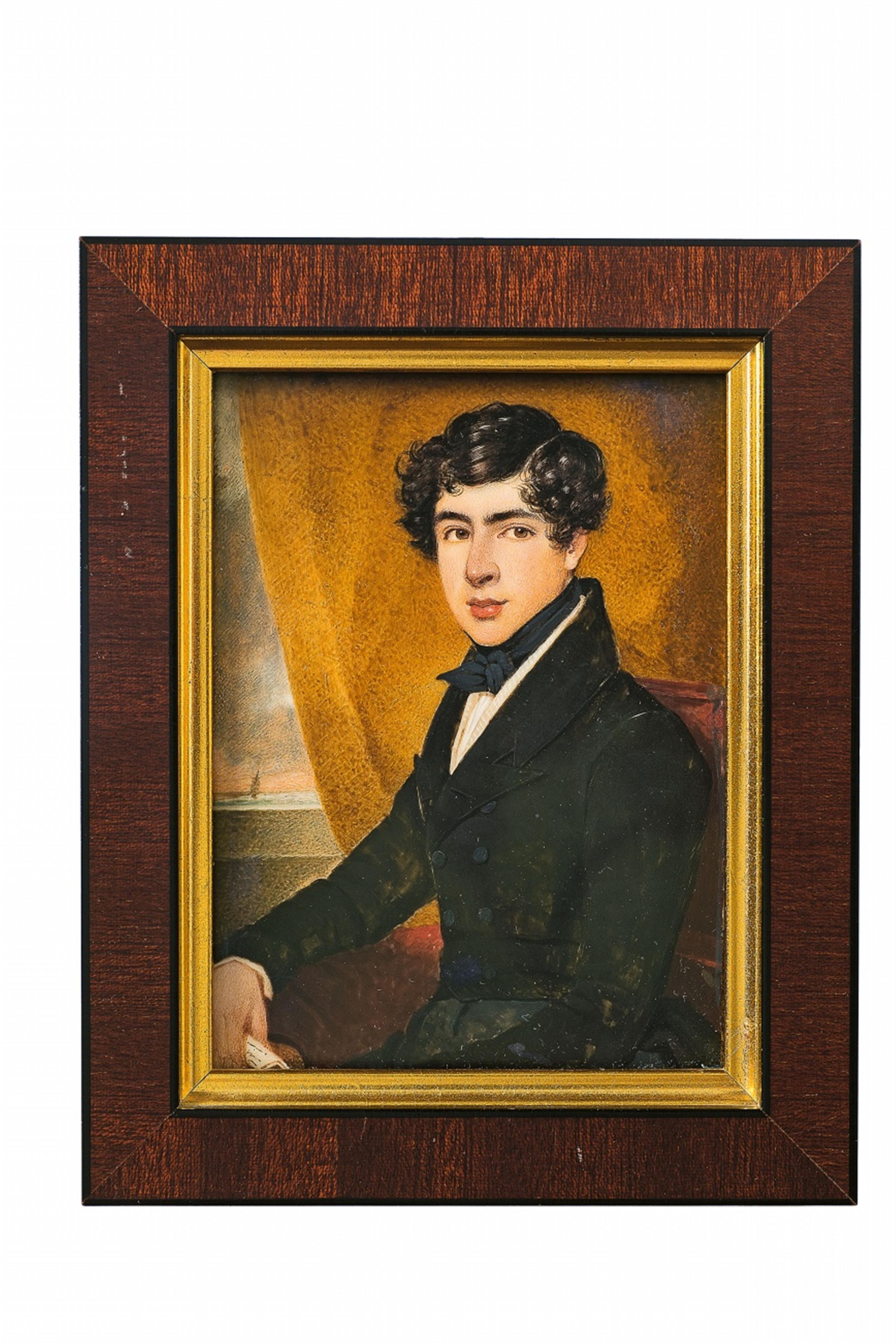 A portrait miniature of a young man - image-1