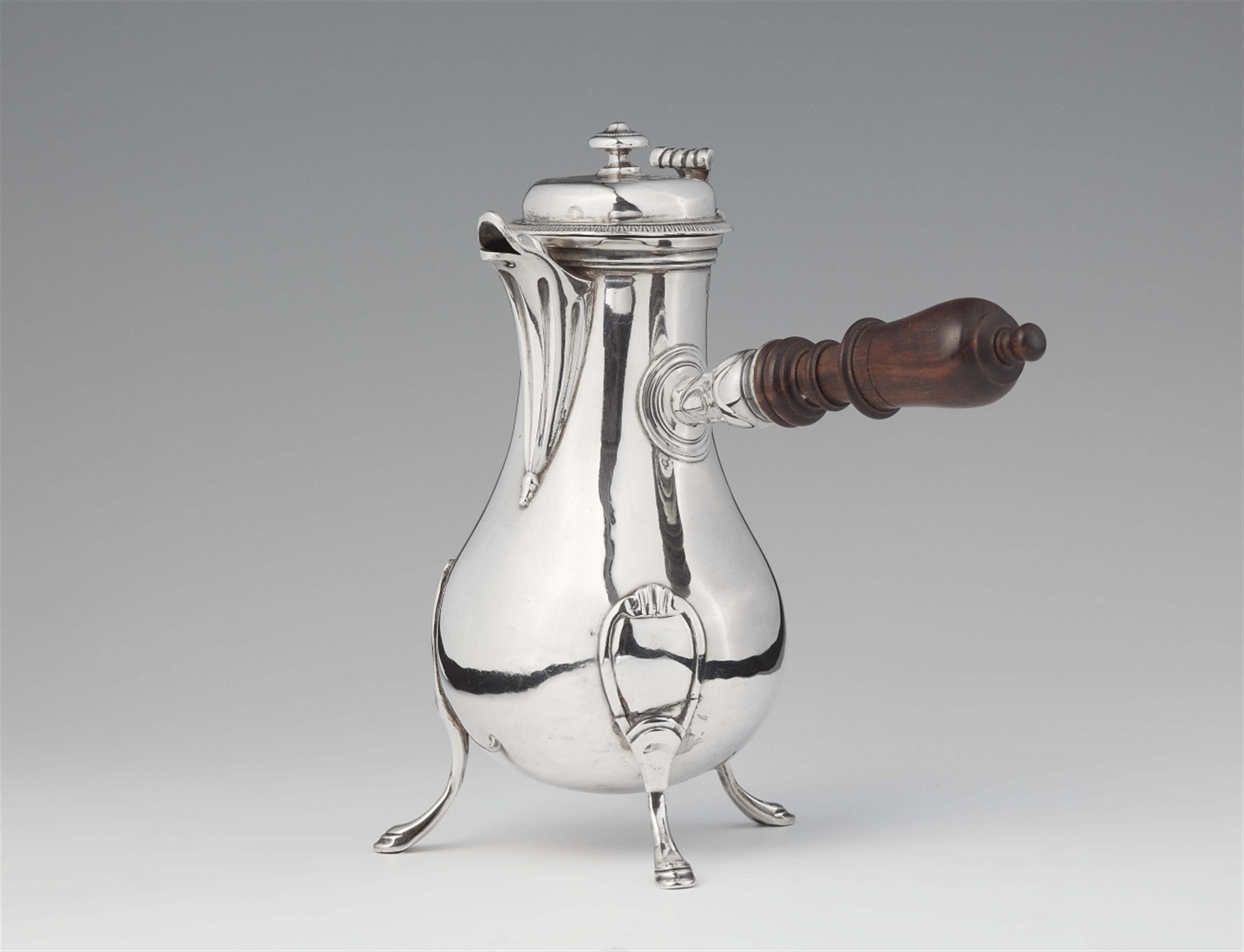 A small Parisian silver coffee pot - image-1