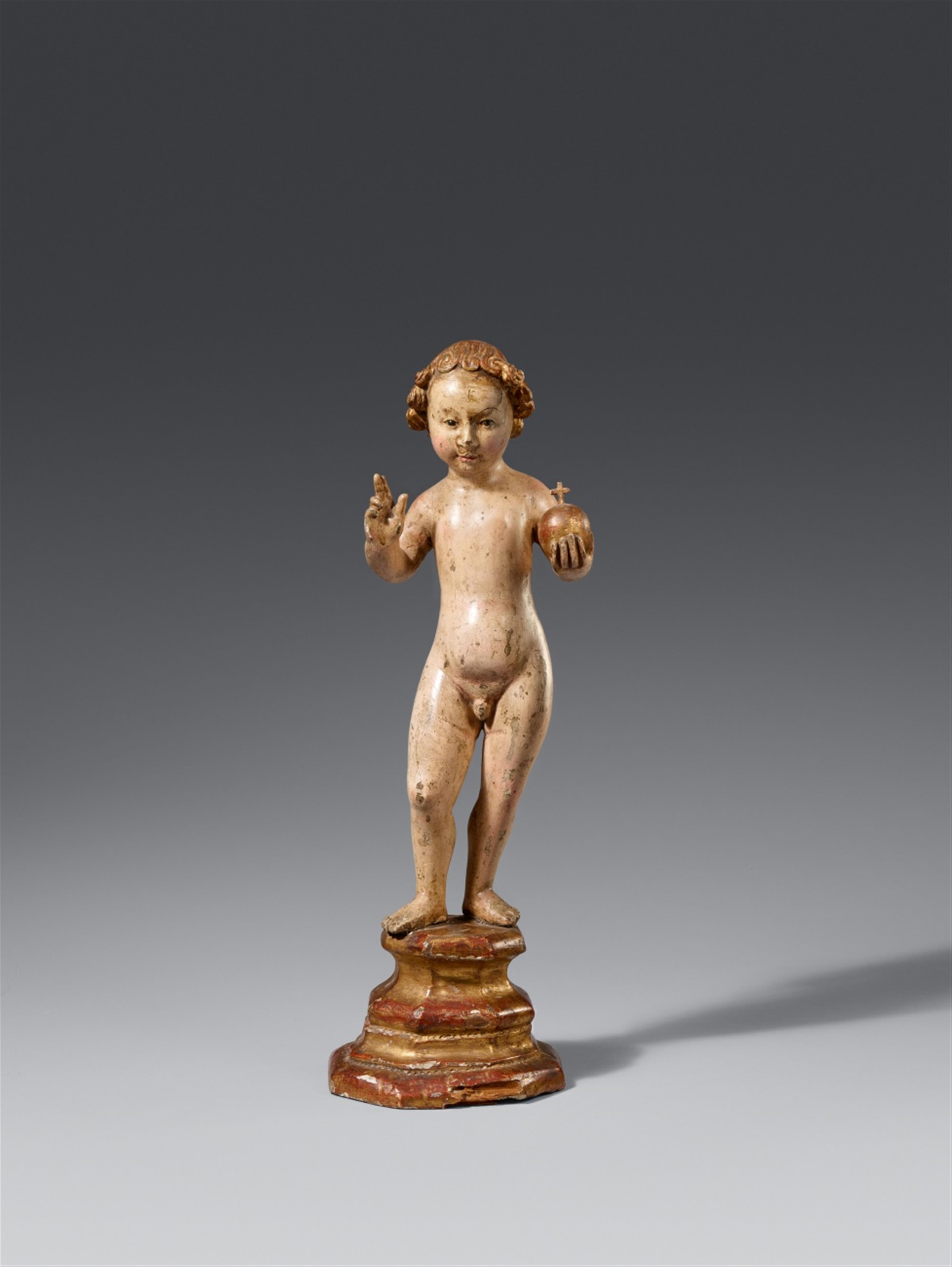 Mechelen early 16th century - A Mechelen carved wood figure of the Christ Child, early 16th century - image-1