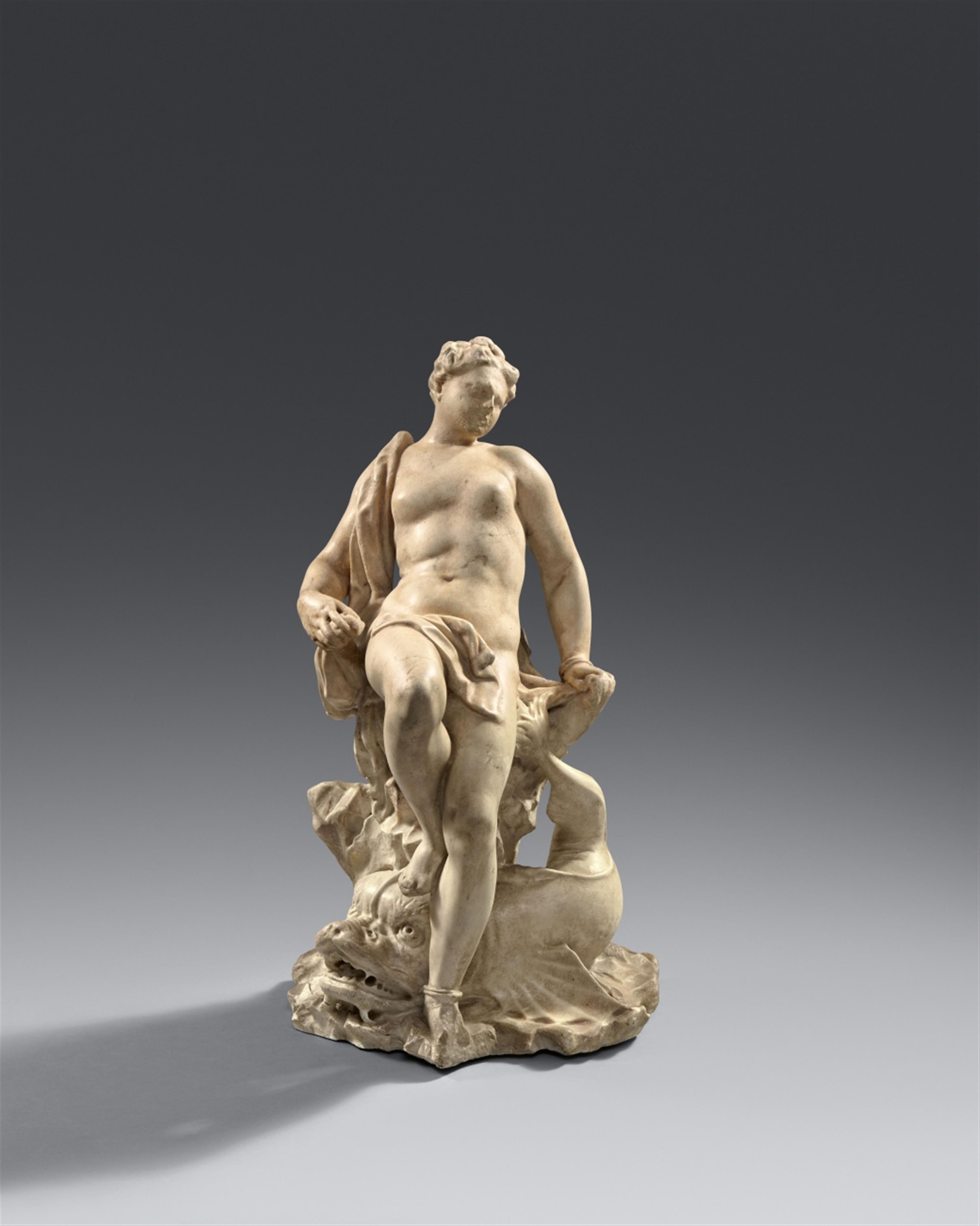 Flemish first half 17th century - A Flemish carved marble figure of Andromeda, first half 17th century - image-1