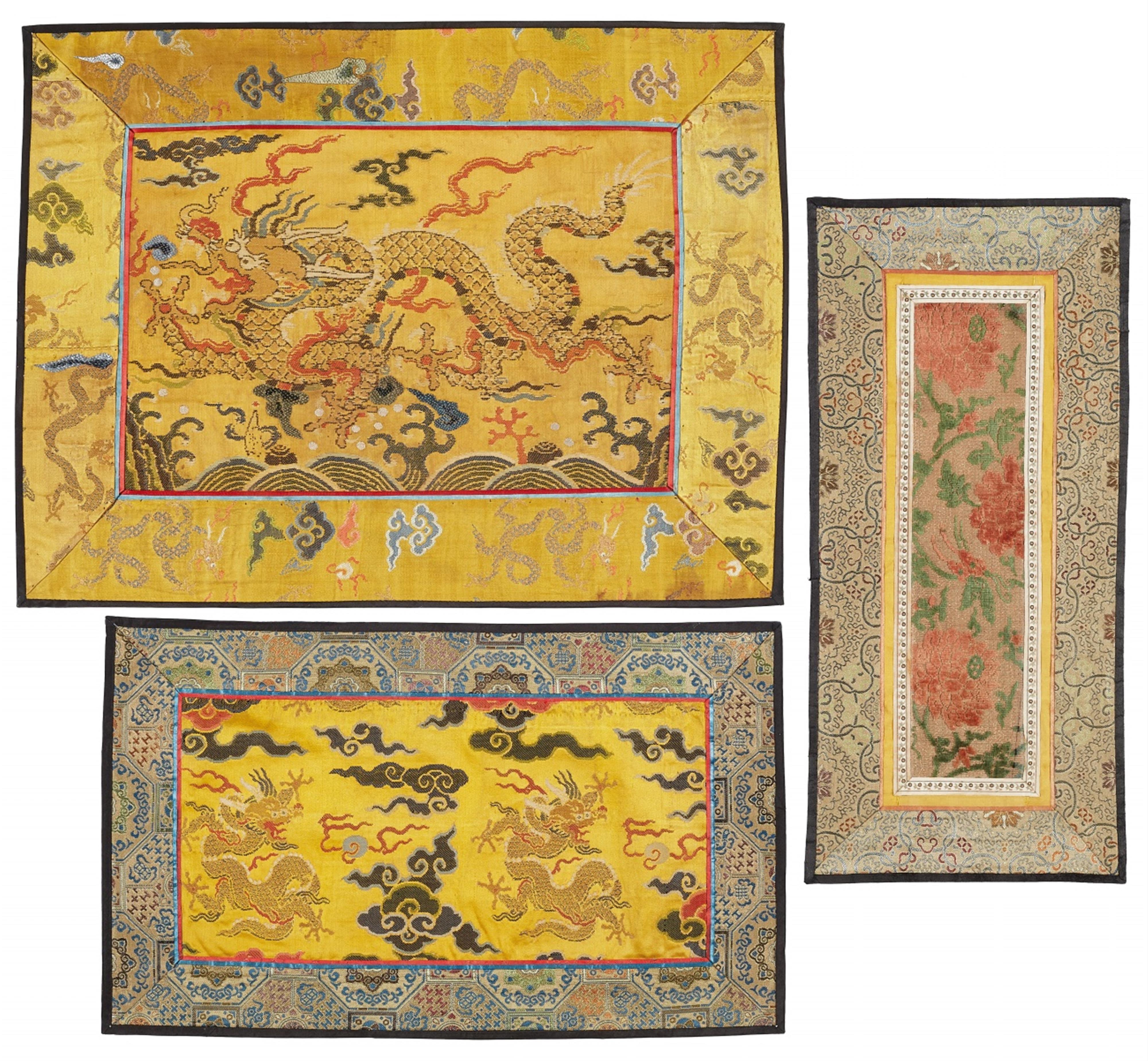 Seven small silk panels. Qing dynasty - image-1