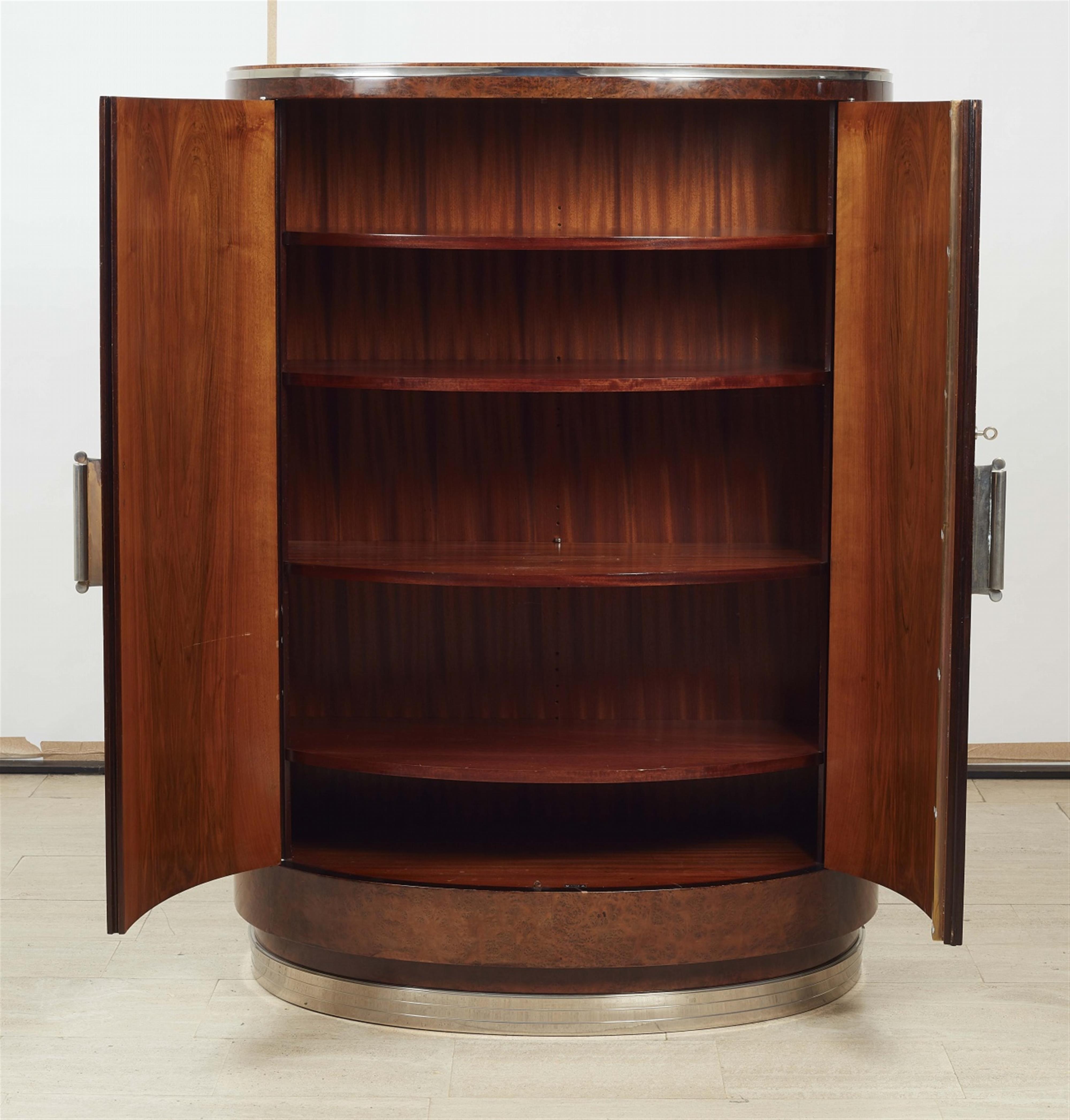 A half moon cabinet attributed to Edgar Brandt - image-2