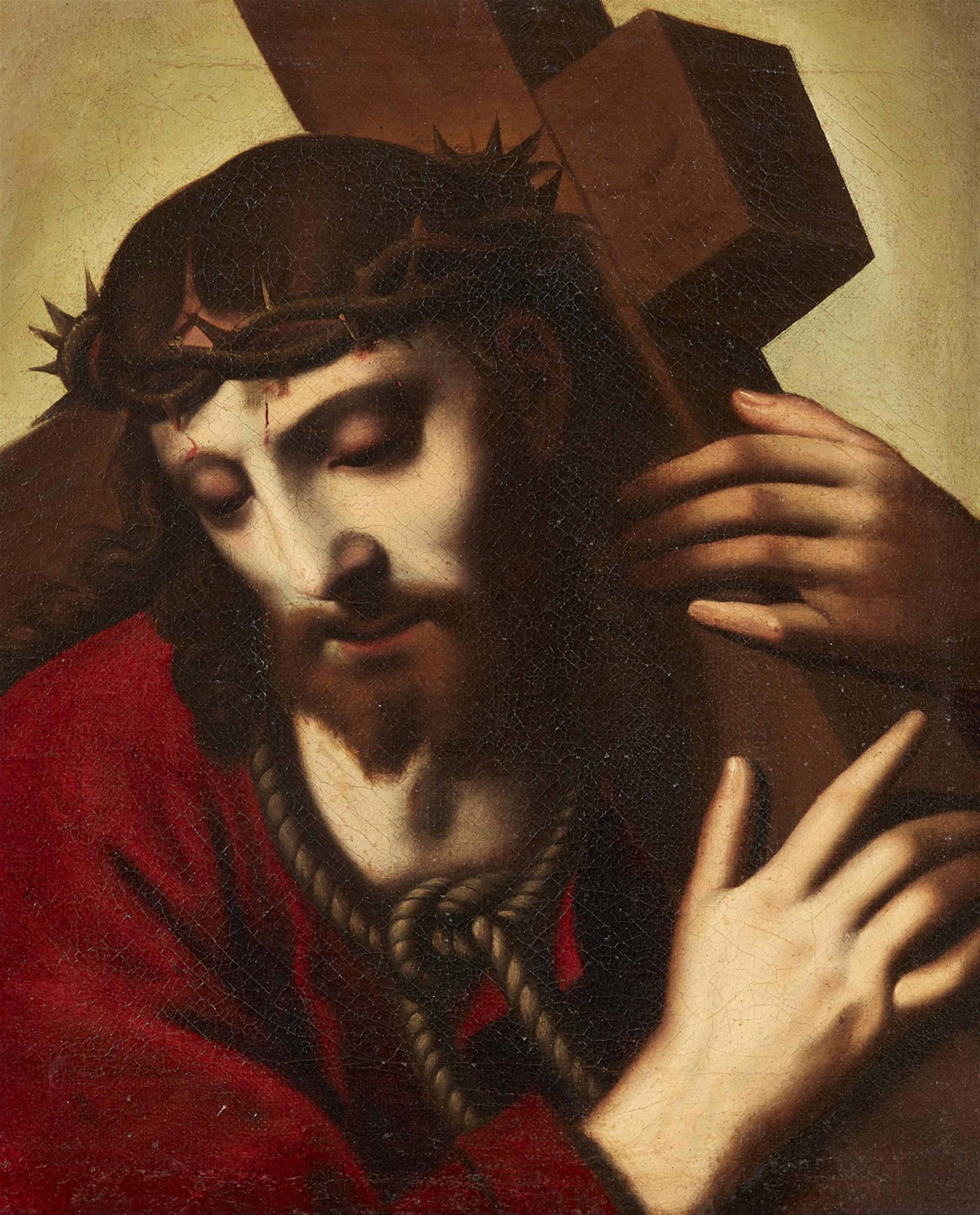 Spanish School 16th century - Christ with the Cross - image-1