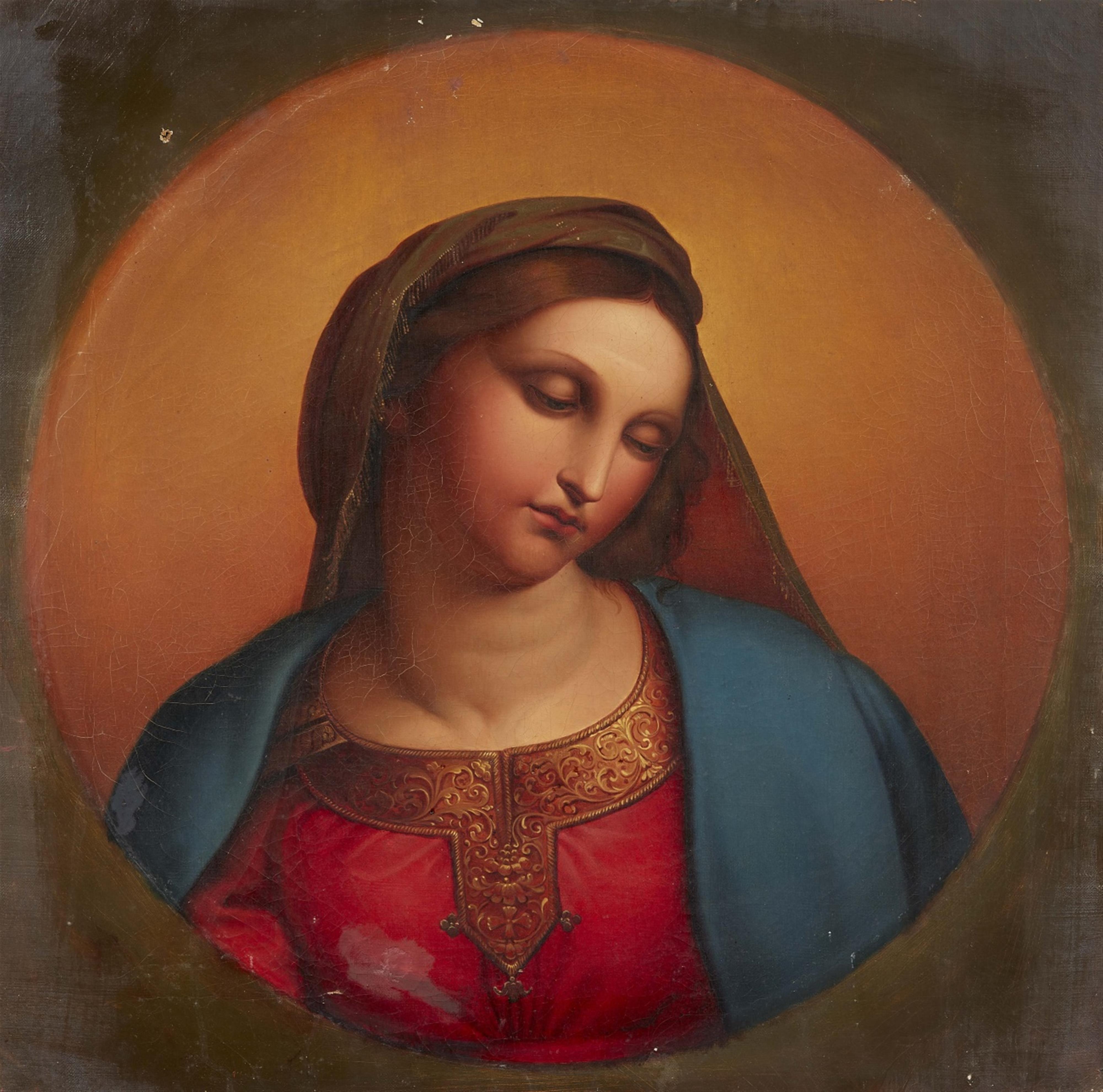 Deutscher Künstler des 19. Jahrhunderts - Madonna - nach Raphael - image-1