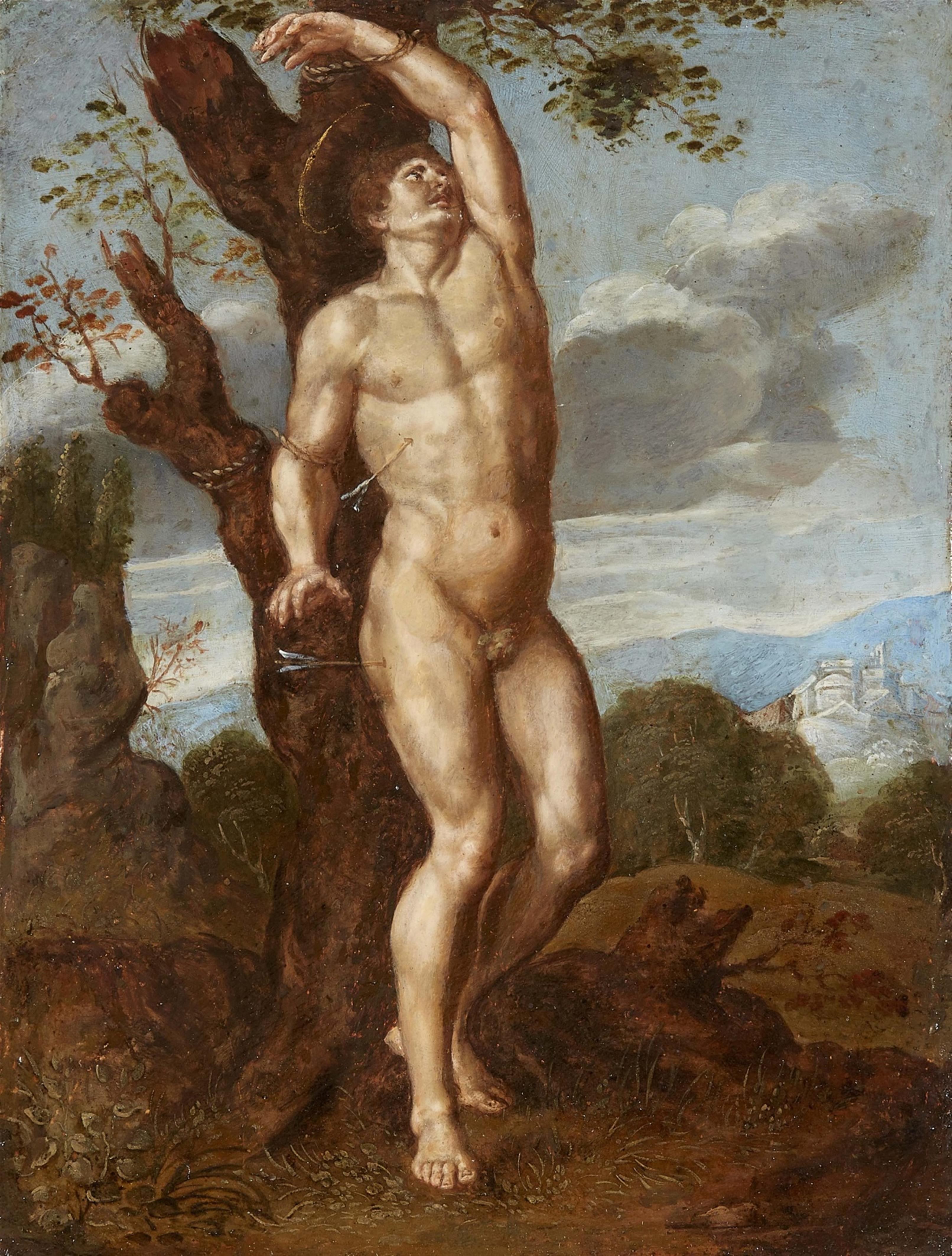 Flemish School 17th century - Saint Sebastian - image-1