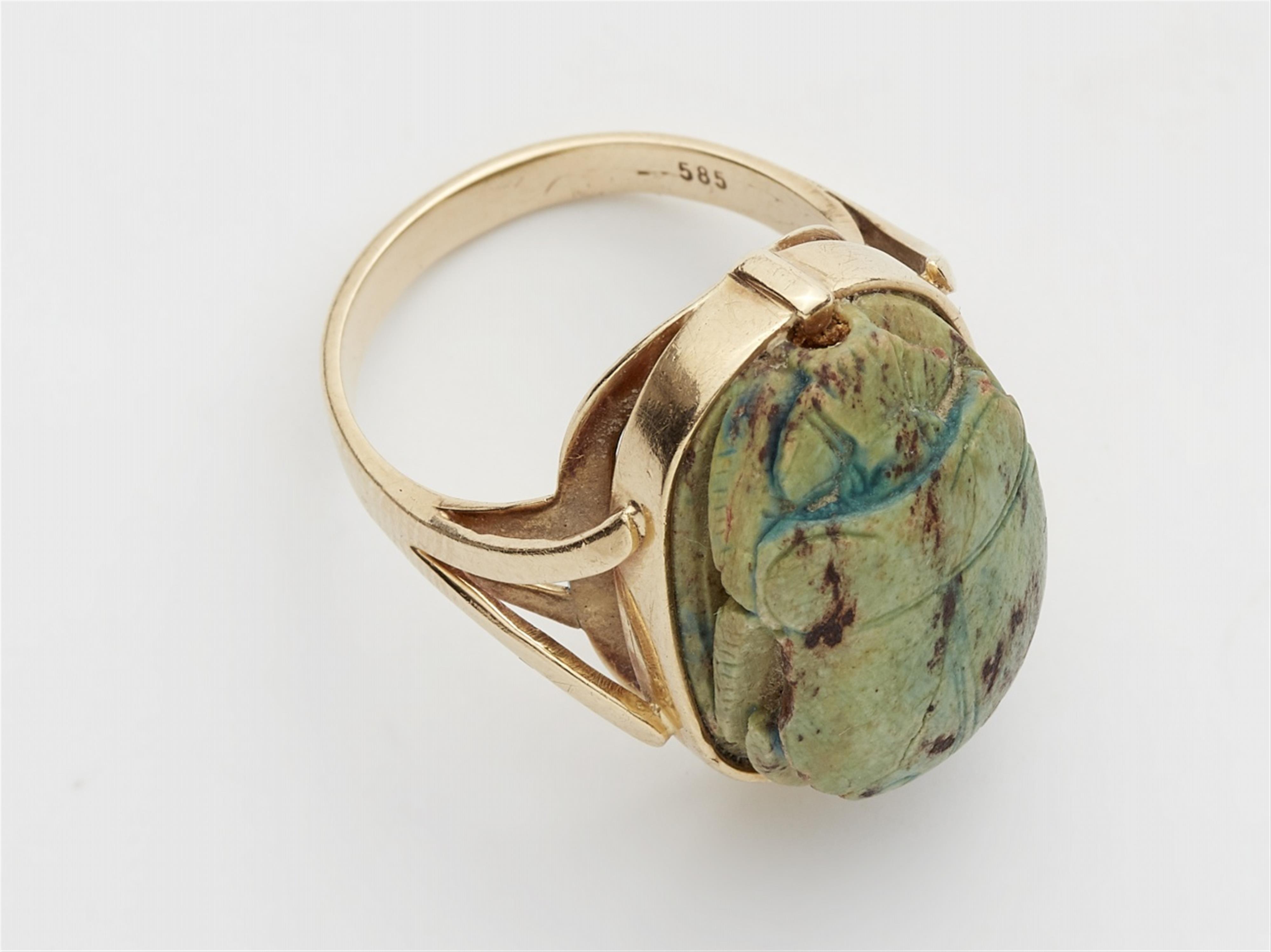Ring mit antikem Skarabäus - image-2