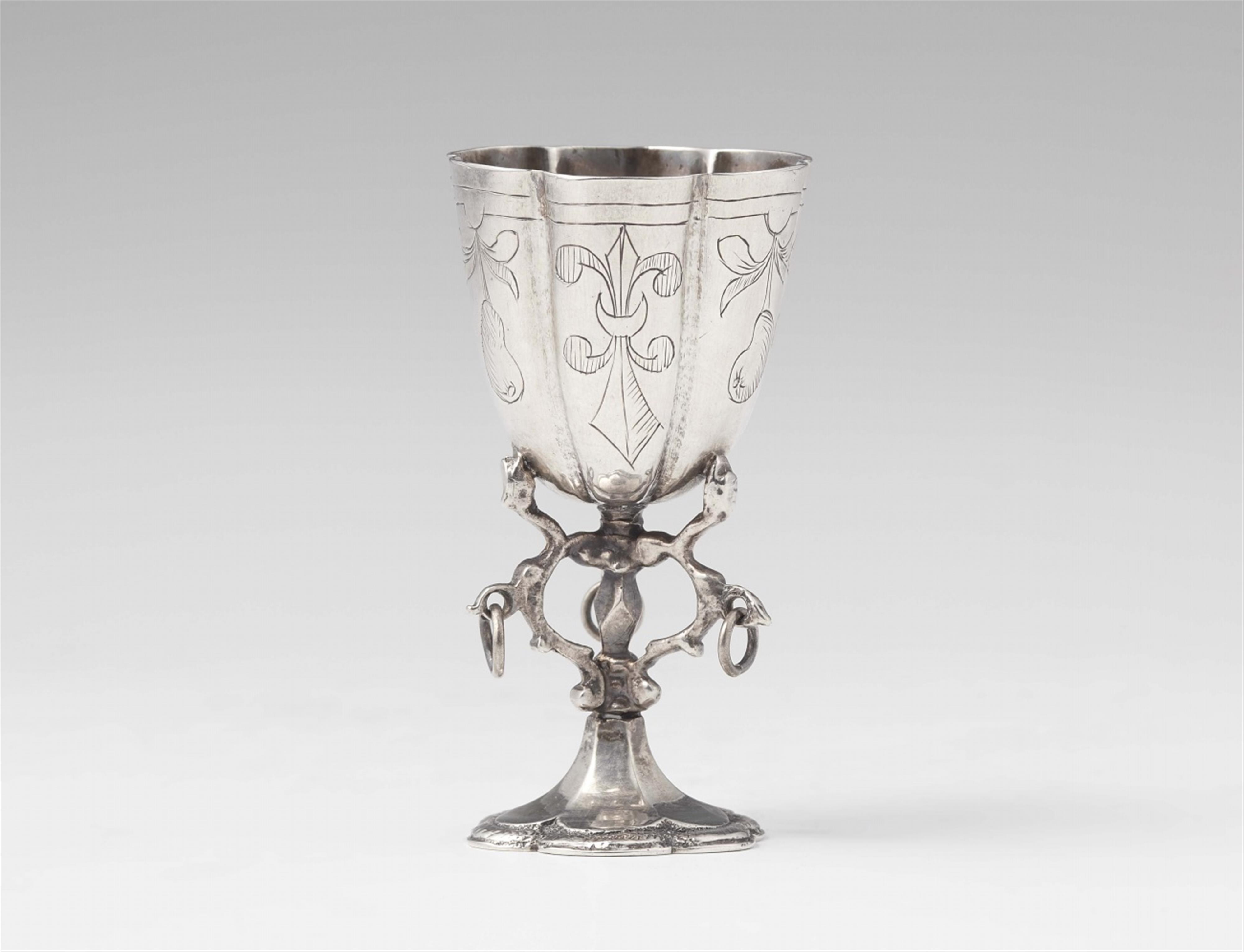 A Dutch miniature silver chalice - image-1