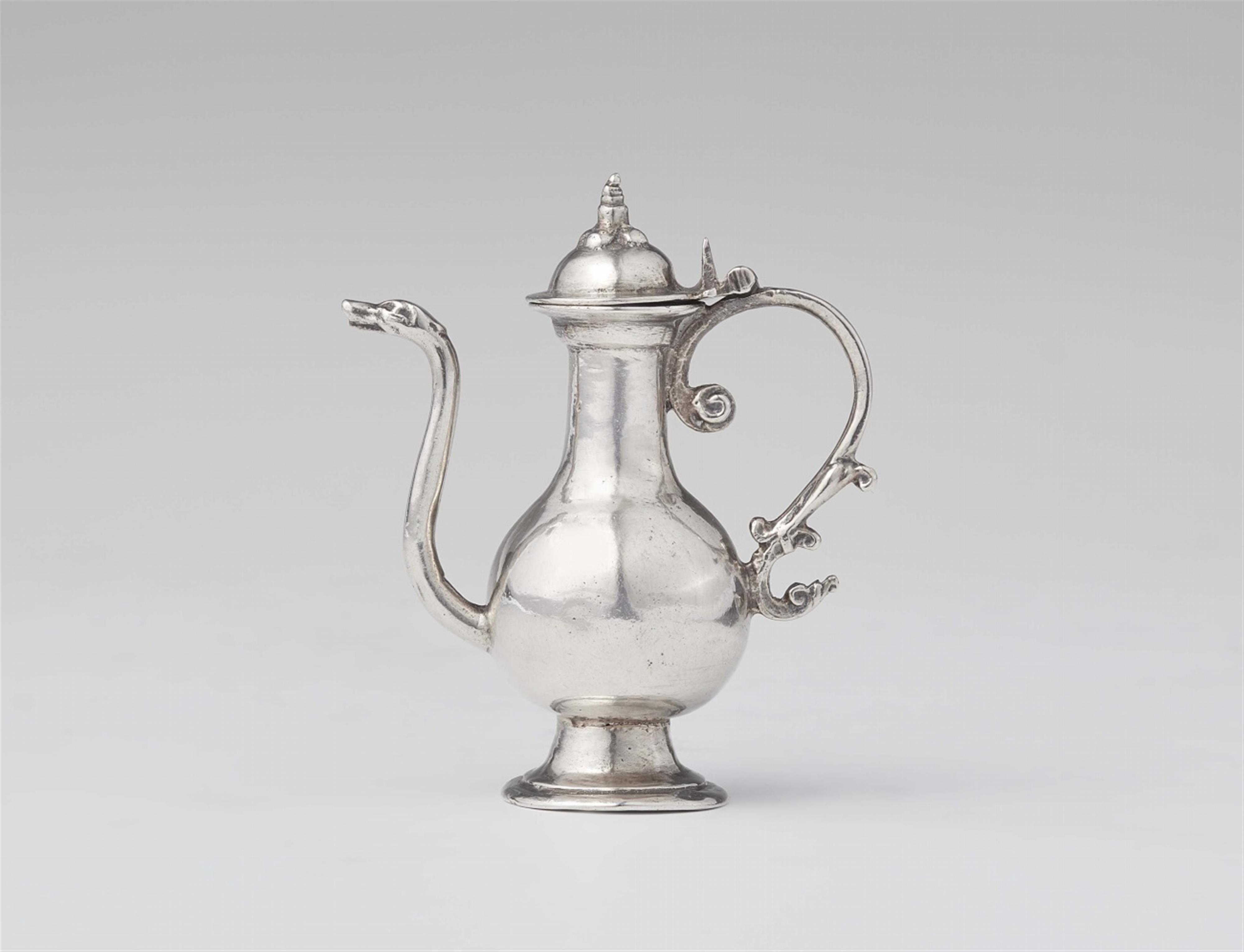 An Amsterdam miniature silver wine carafe - image-1