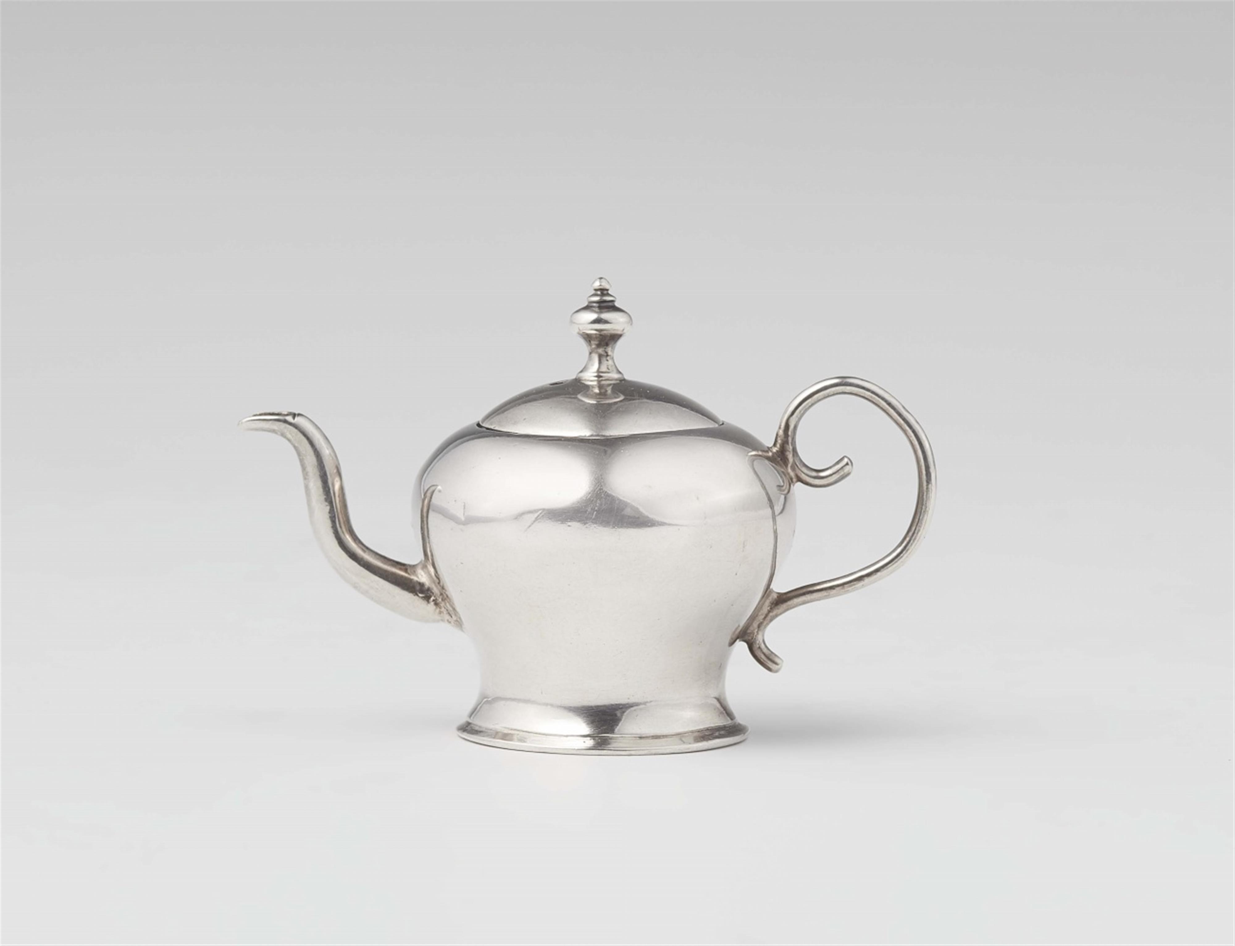 An Amsterdam miniature silver tea kettle - image-1