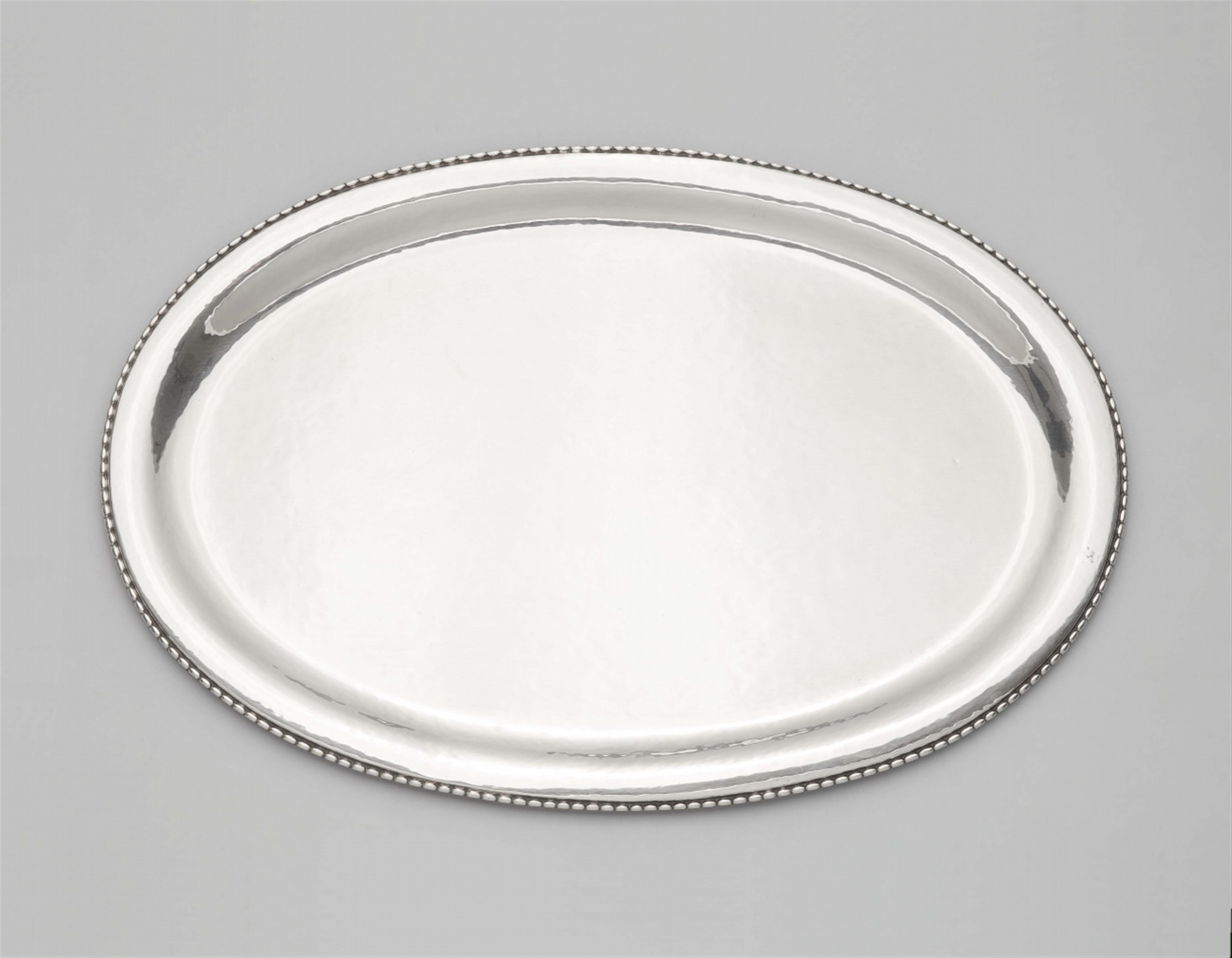 A Copenhagen silver platter, no. 290 - image-1