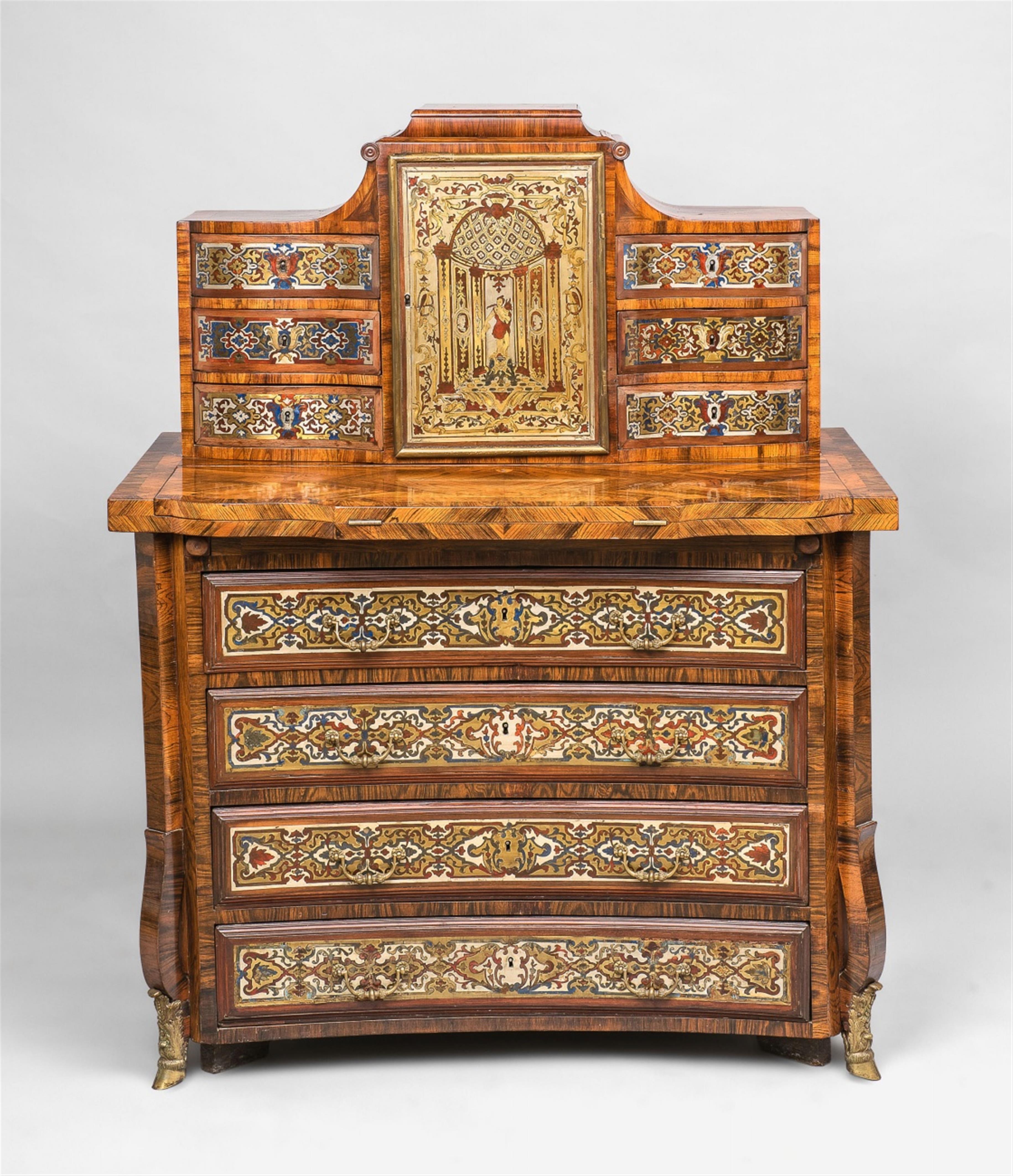 A Bavarian Régence inalid writing chest - image-1